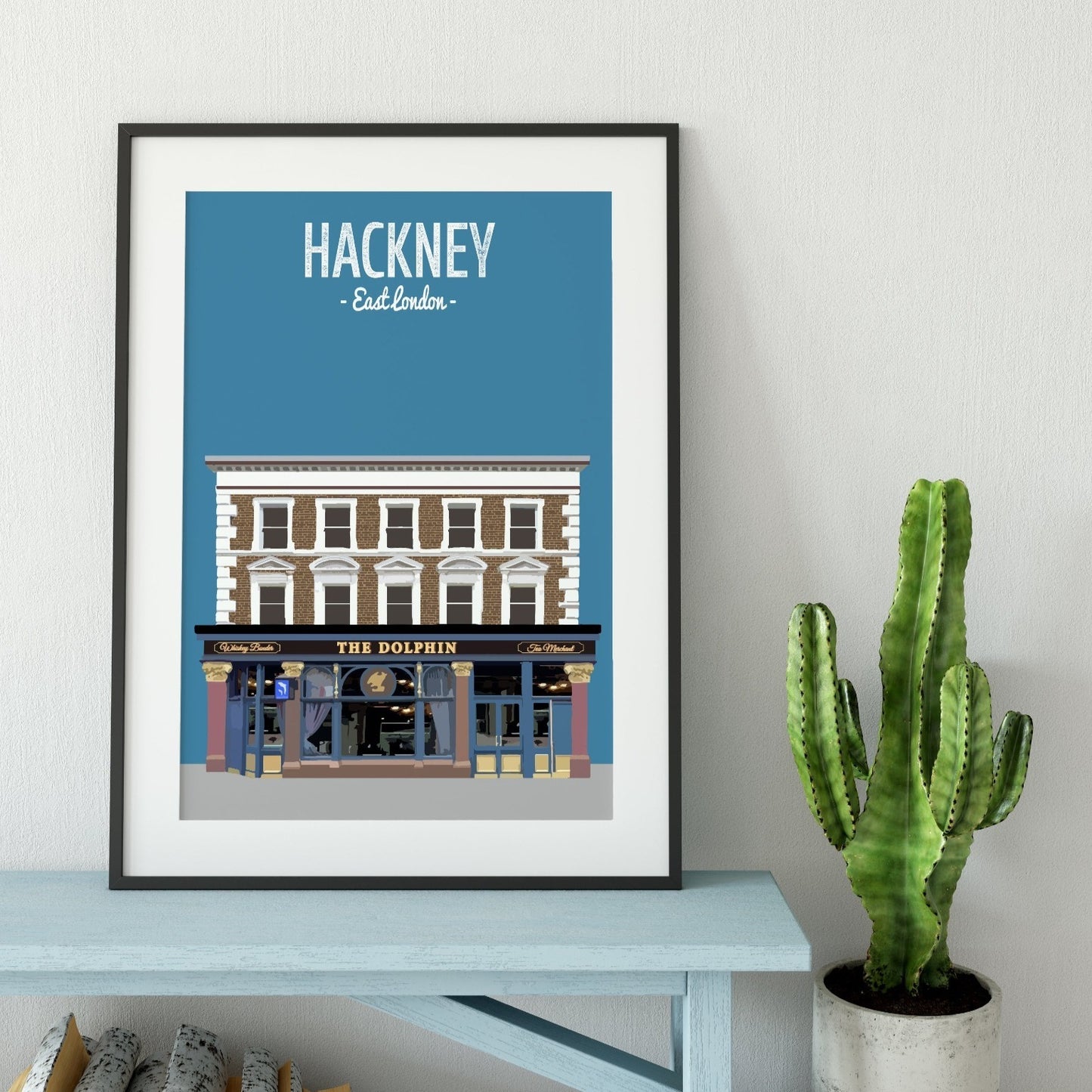 Hackney print, The Dolphin pub