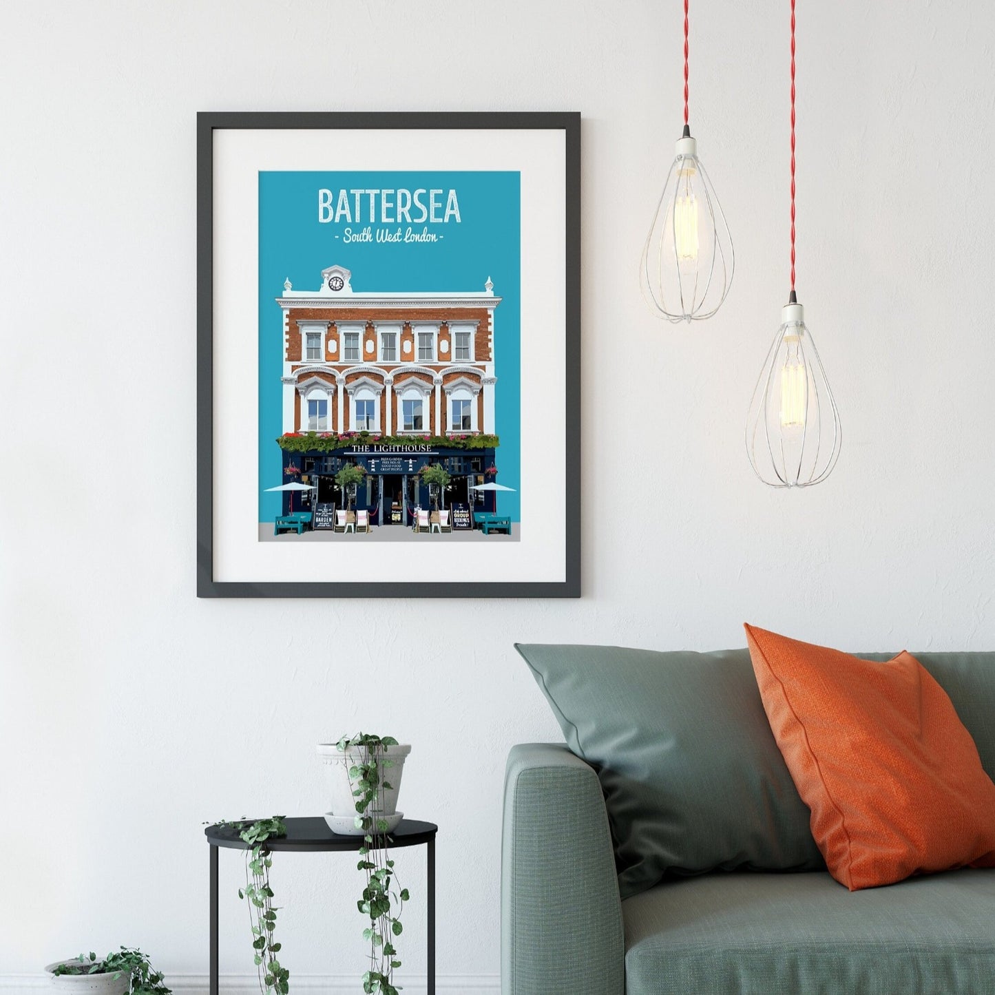 Battersea print, The Lighthouse pub