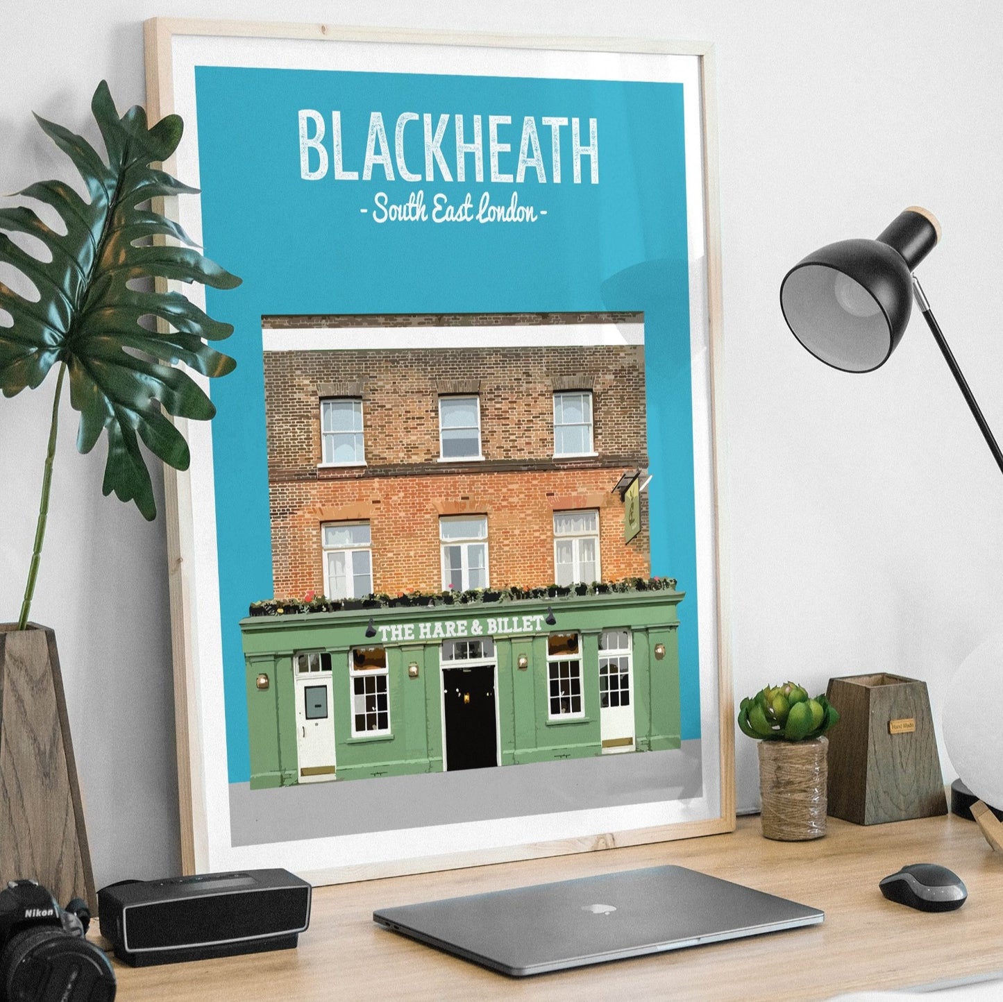 Blackheath print, The Hare and Billet pub