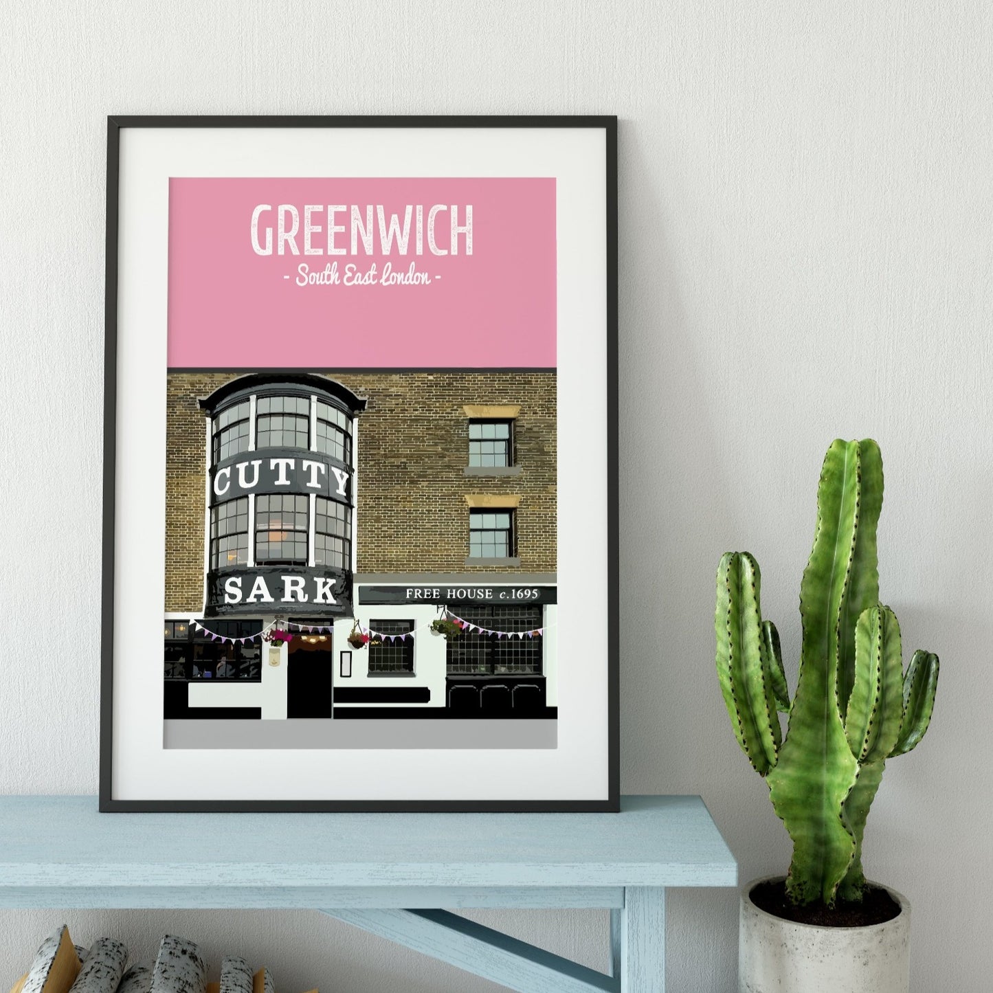 Greenwich print, The Cutty Sark pub