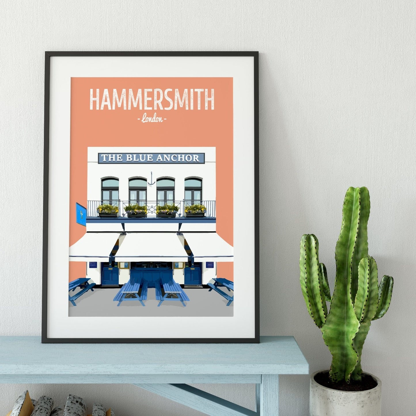 Hammersmith print, The Blue Anchor pub