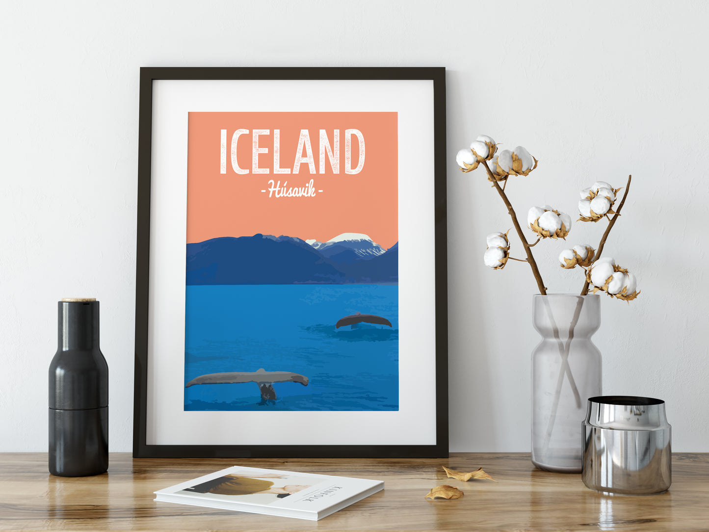 Iceland print, Husavik