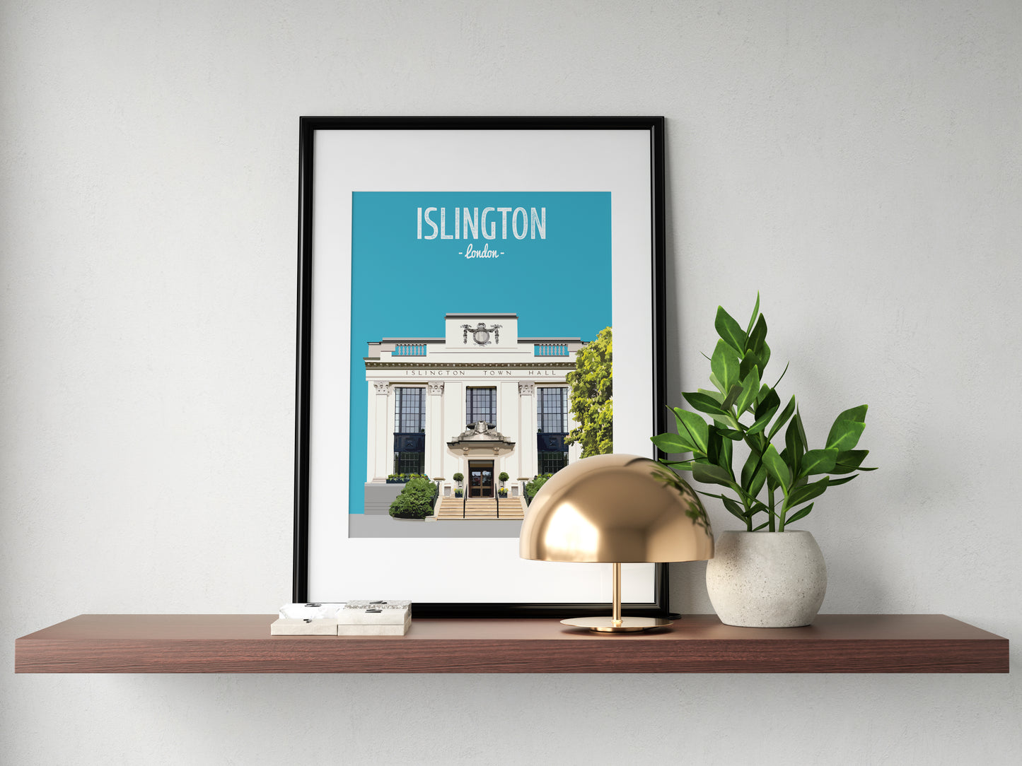 Islington print, Islington Town Hall