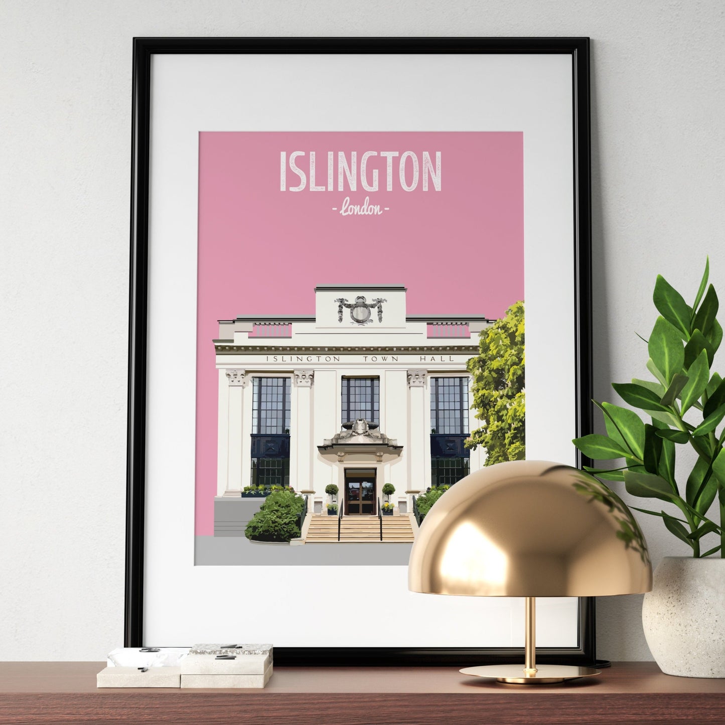 Islington print, Islington Town Hall