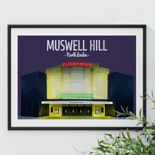 Muswell Hill print, Everyman Cinema