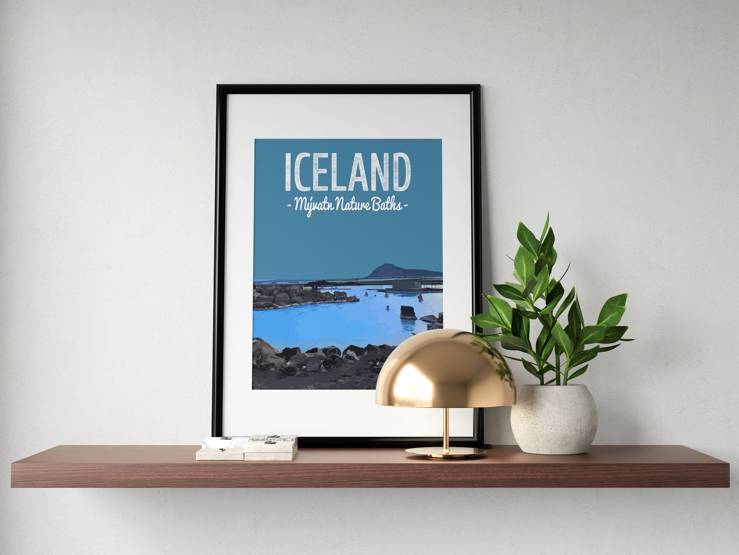 Iceland print, Myvatn Nature Baths