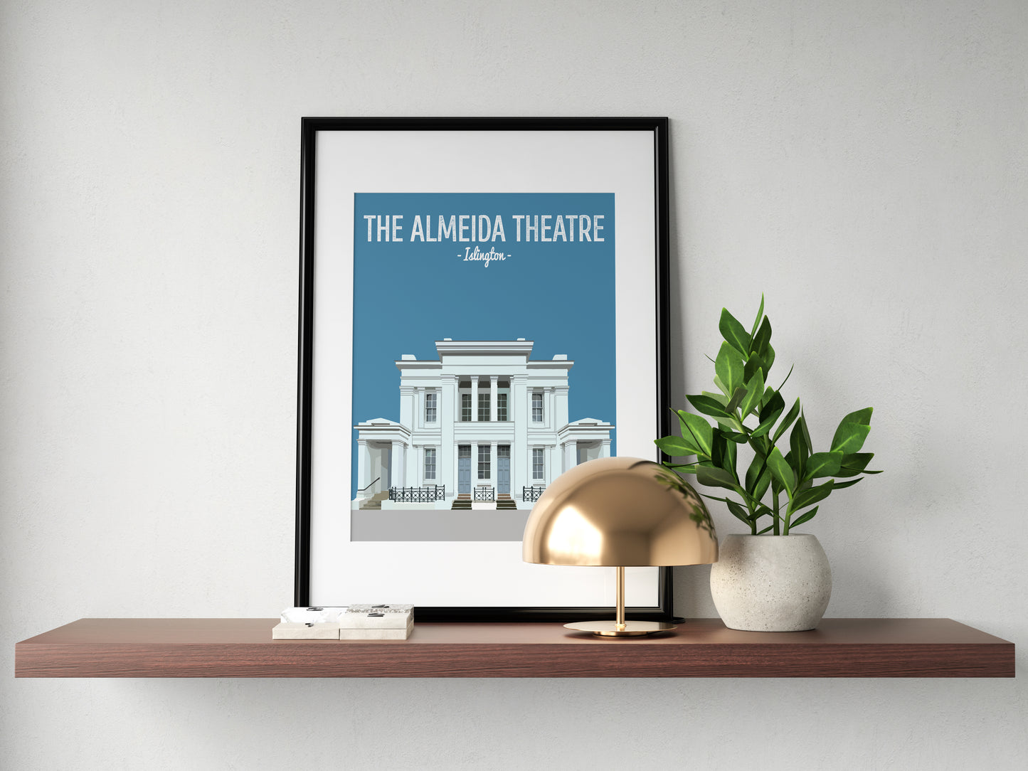 Islington print, The Almeida Theatre