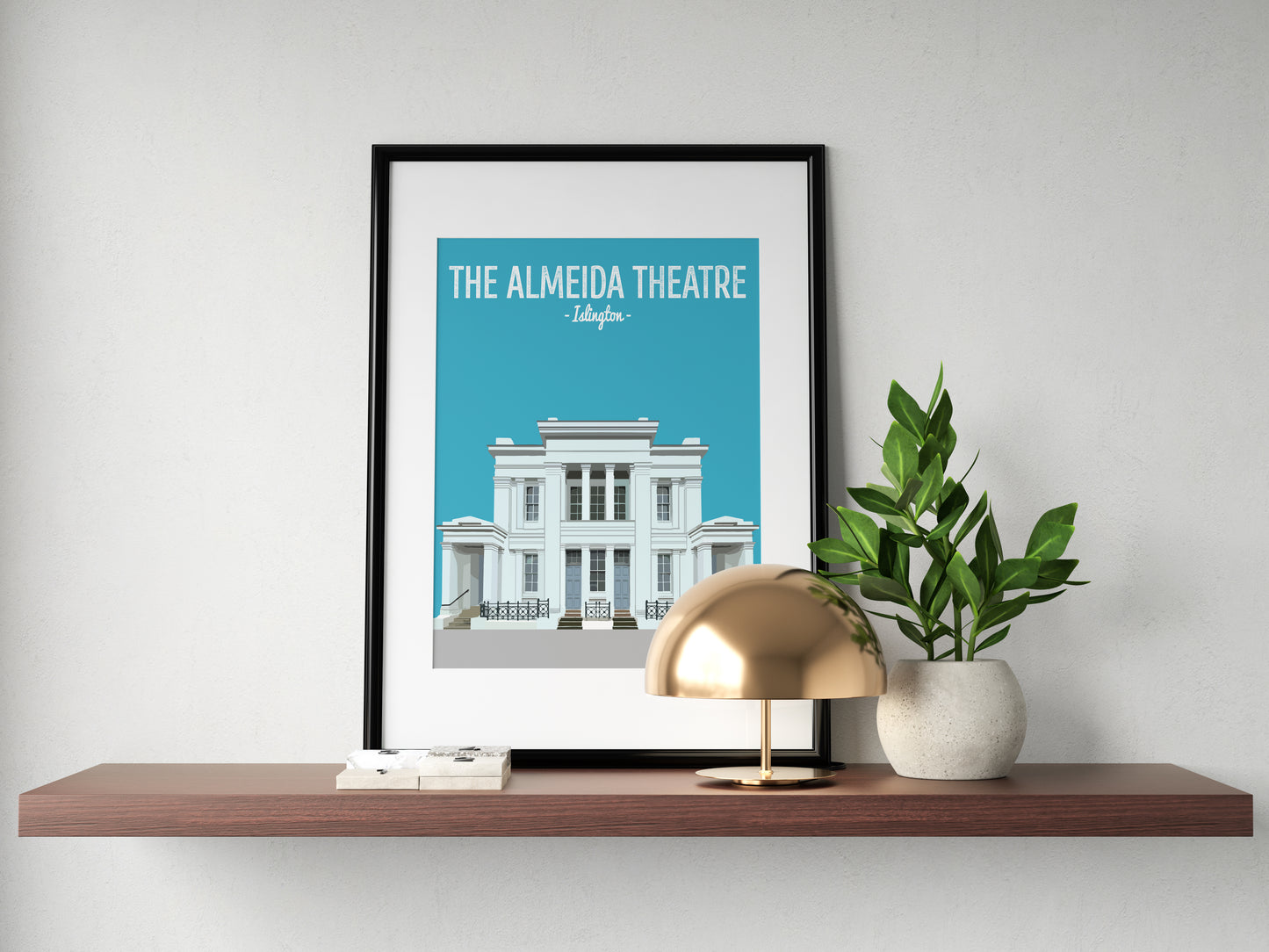 Islington print, The Almeida Theatre