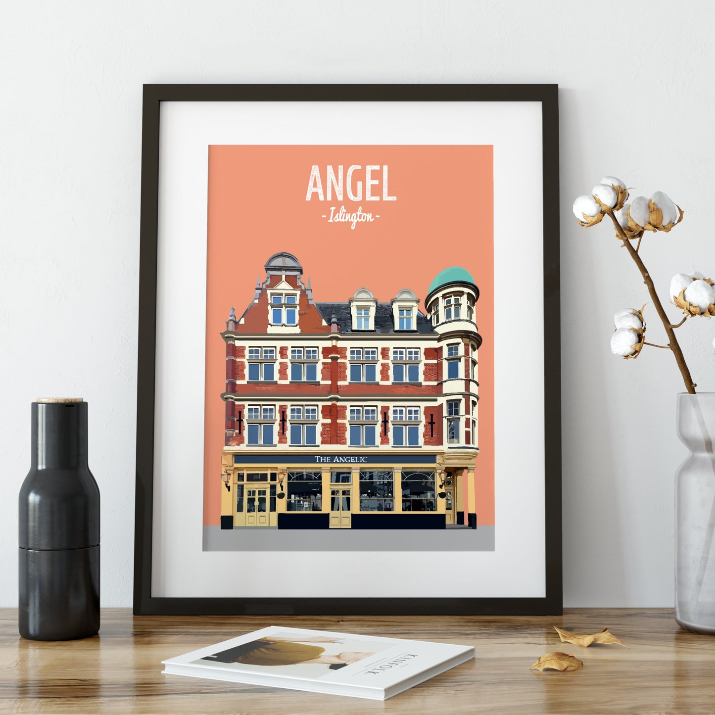 Angel print, The Angelic pub