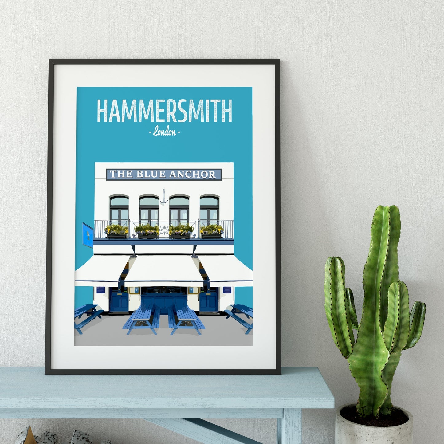 Hammersmith print, The Blue Anchor pub