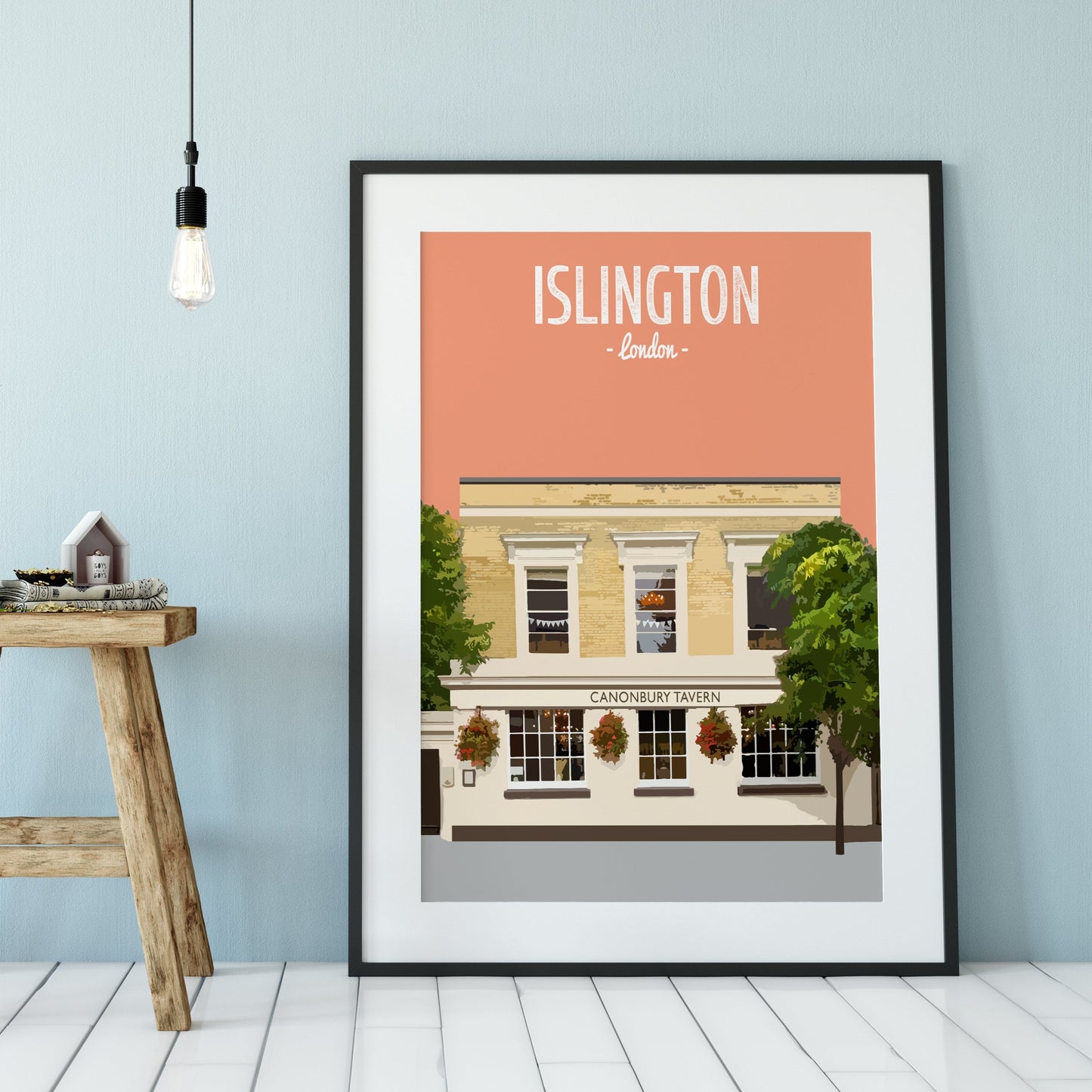 Islington print, The Canonbury pub