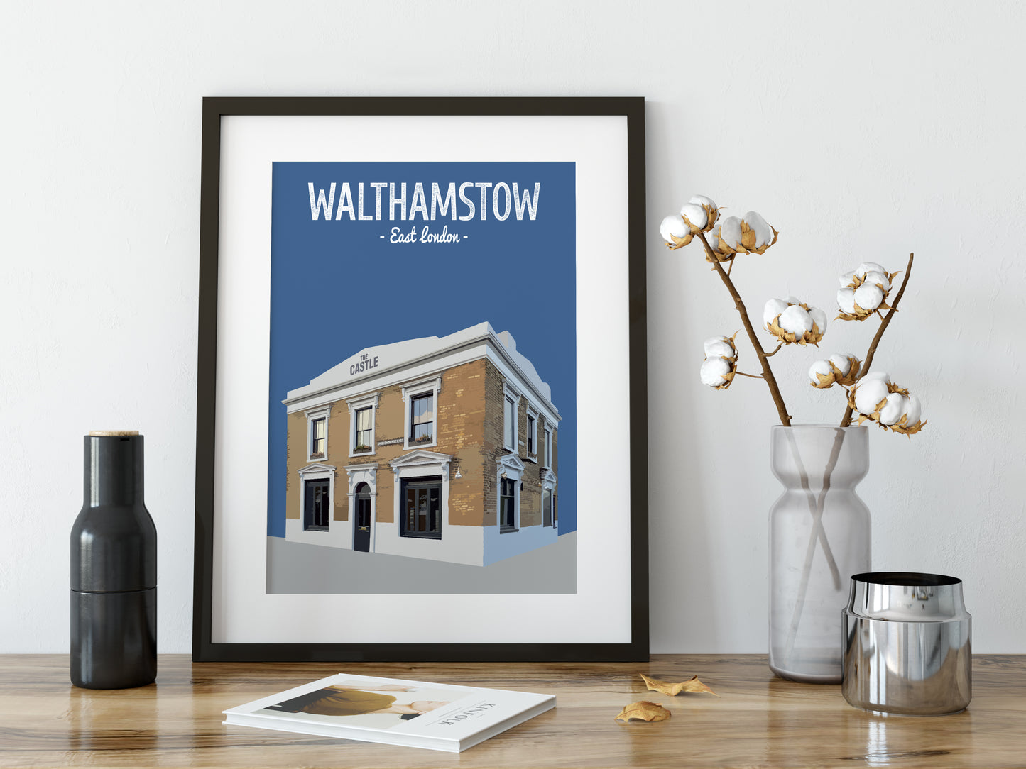 Walthamstow print, The Castle pub