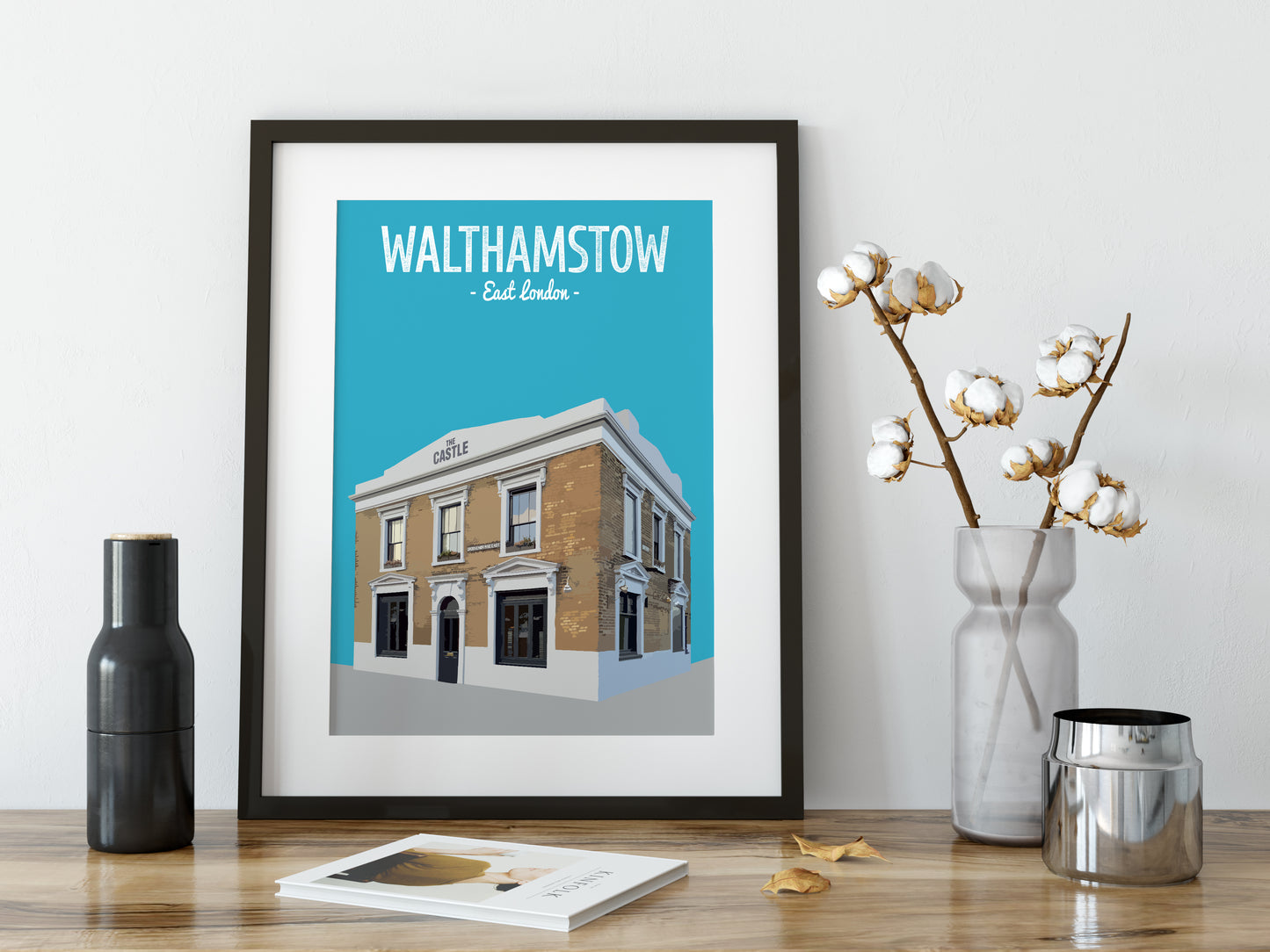 Walthamstow print, The Castle pub