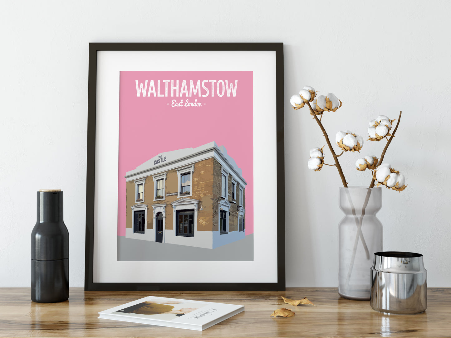 Walthamstow print, The Castle pub