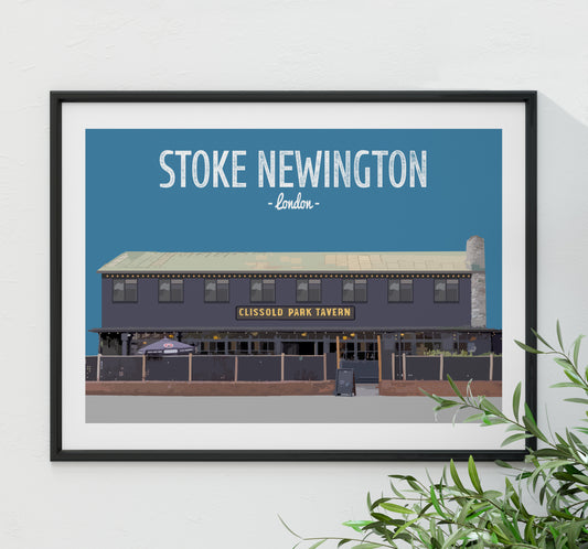 Stoke Newington print, The Clissold Park Tavern