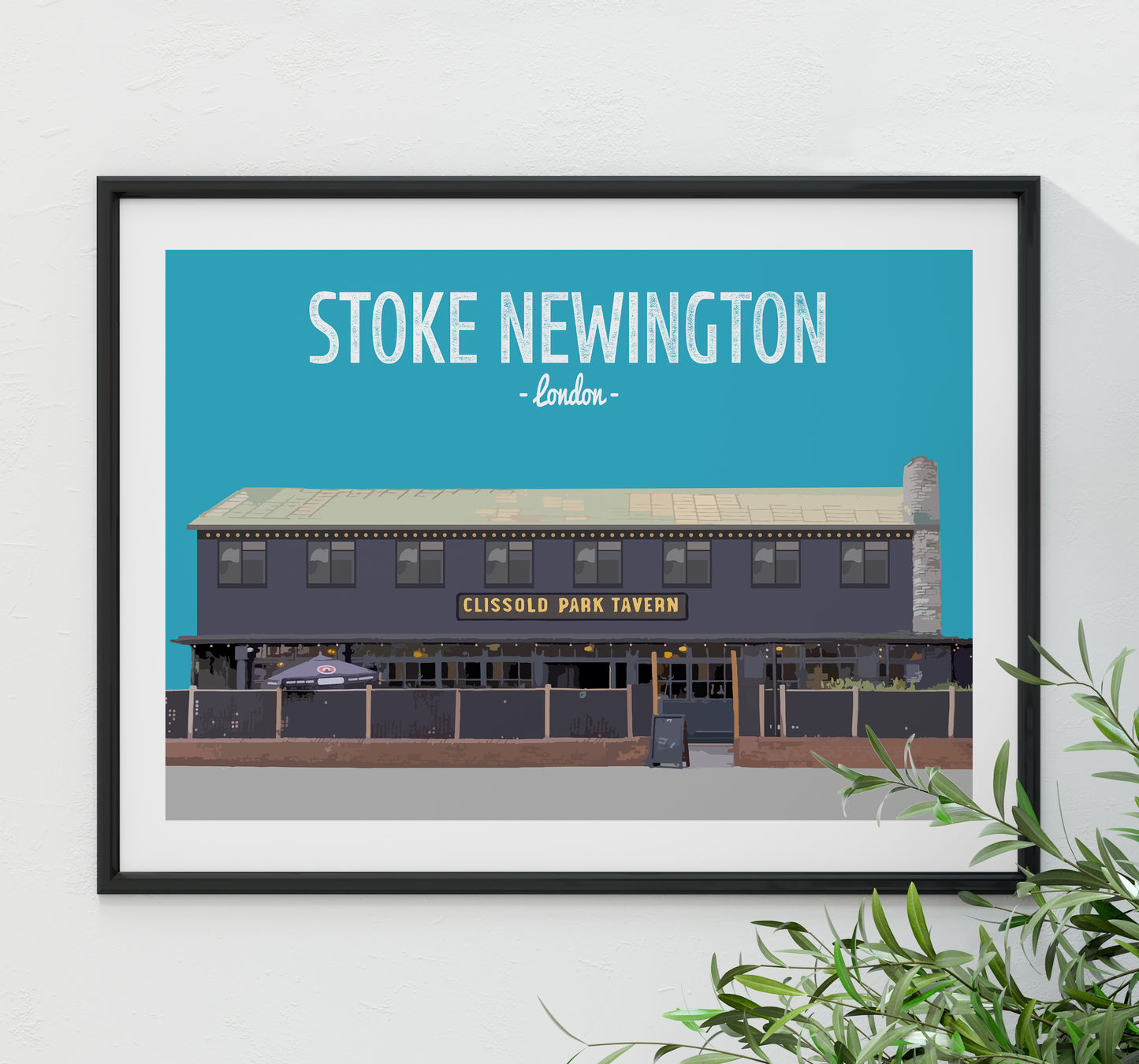 Stoke Newington print, The Clissold Park Tavern