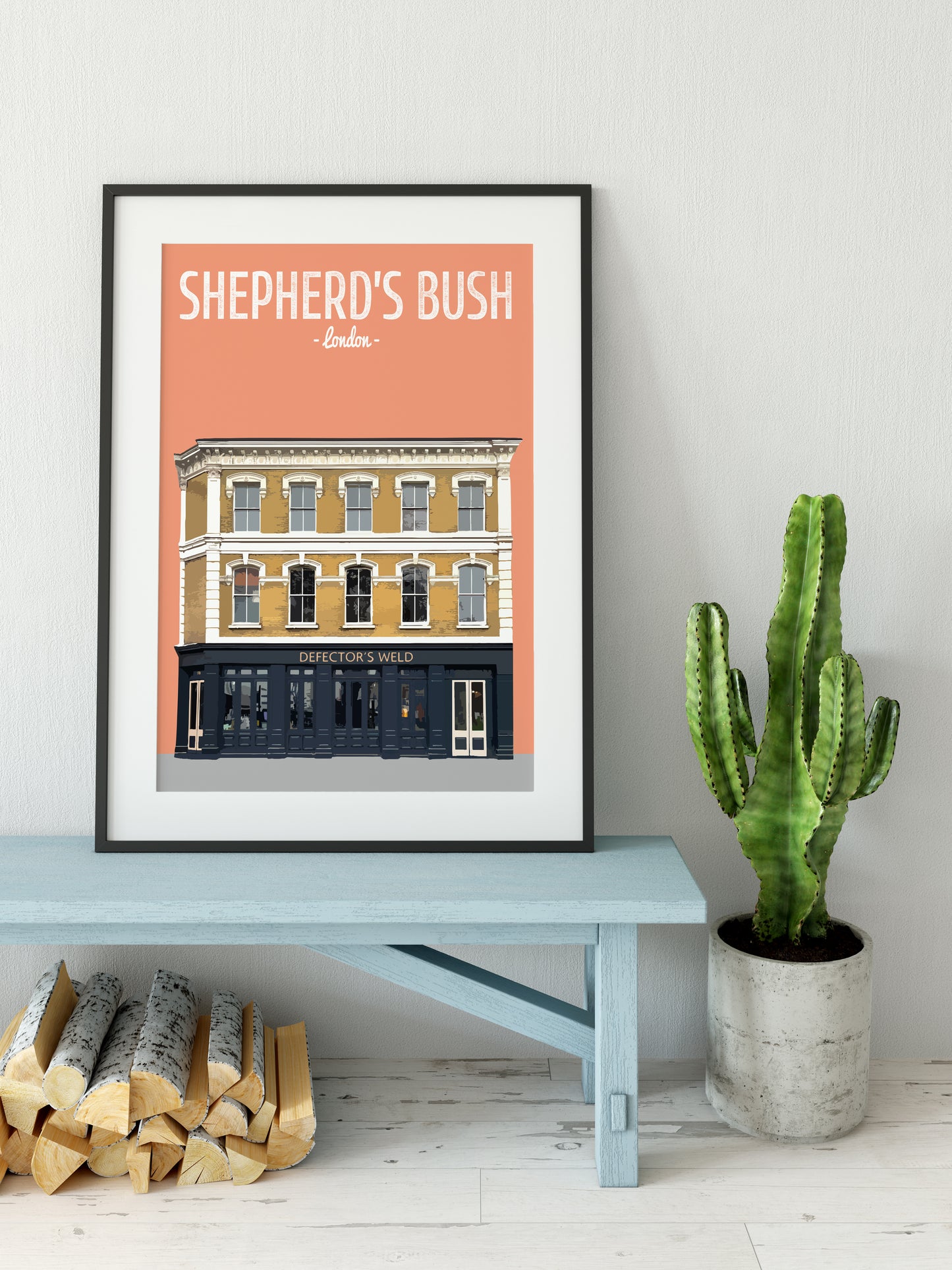 Shepherd's Bush print, The Defectors Weld pub