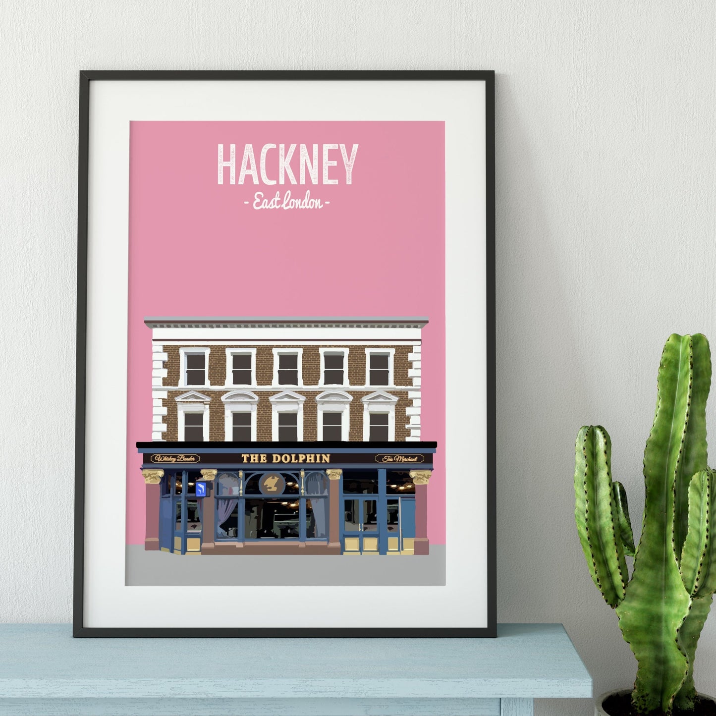 Hackney print, The Dolphin pub