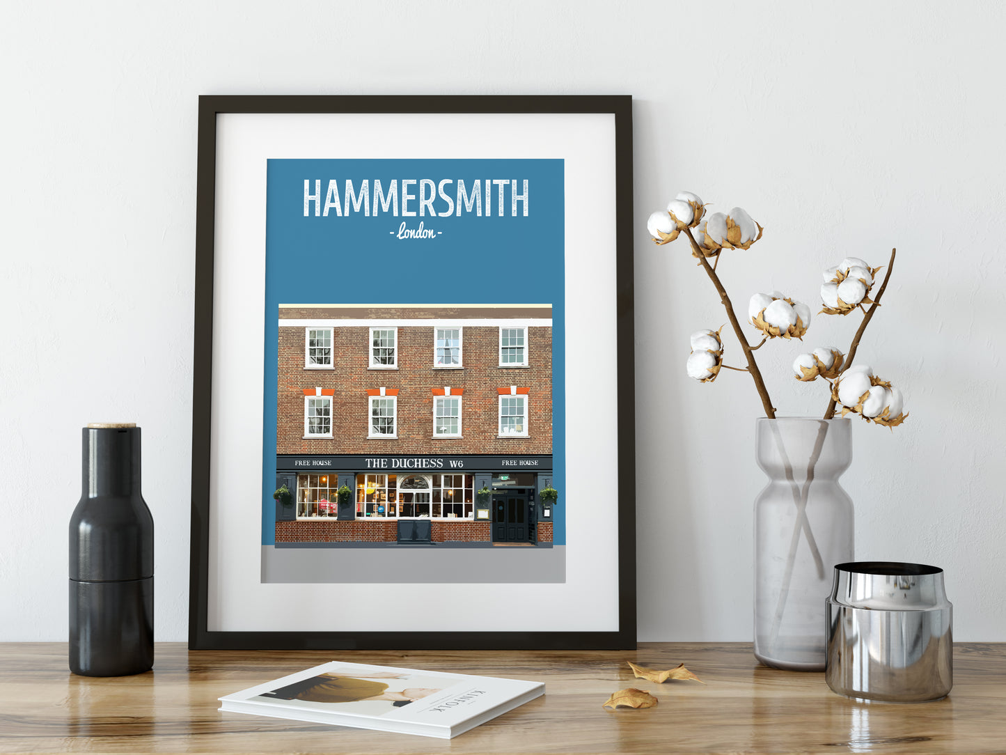 Hammersmith print, The Duchess pub