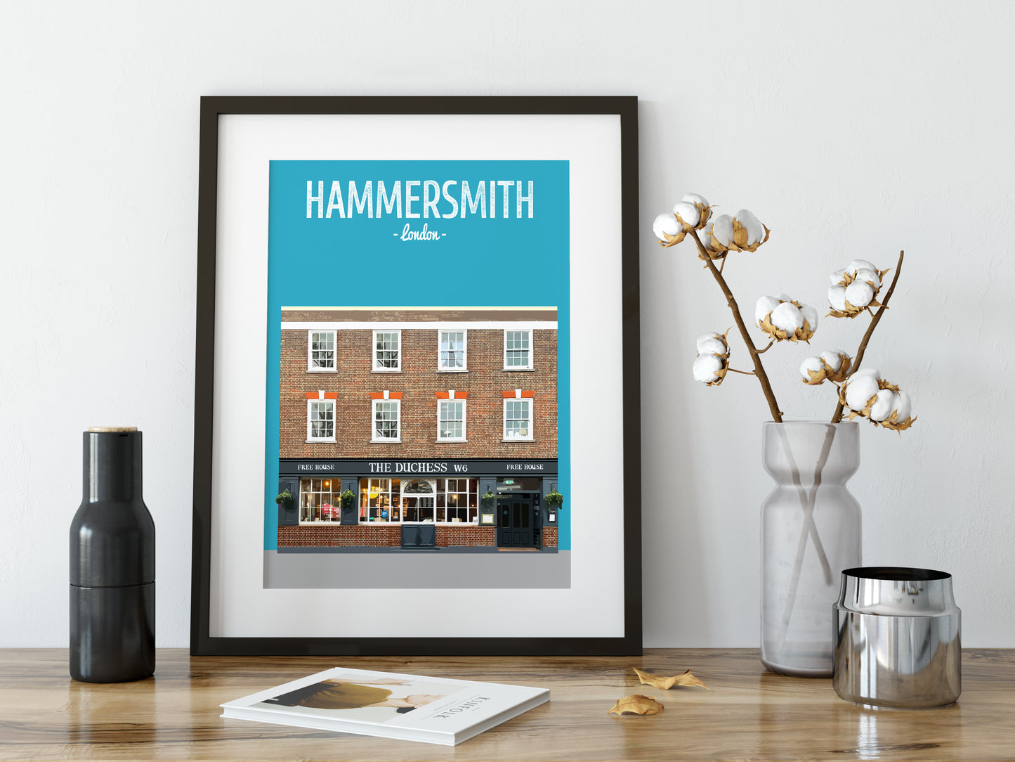 Hammersmith print, The Duchess pub