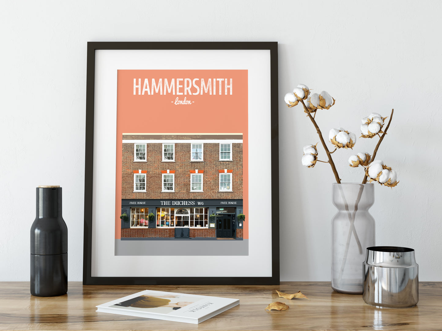 Hammersmith print, The Duchess pub