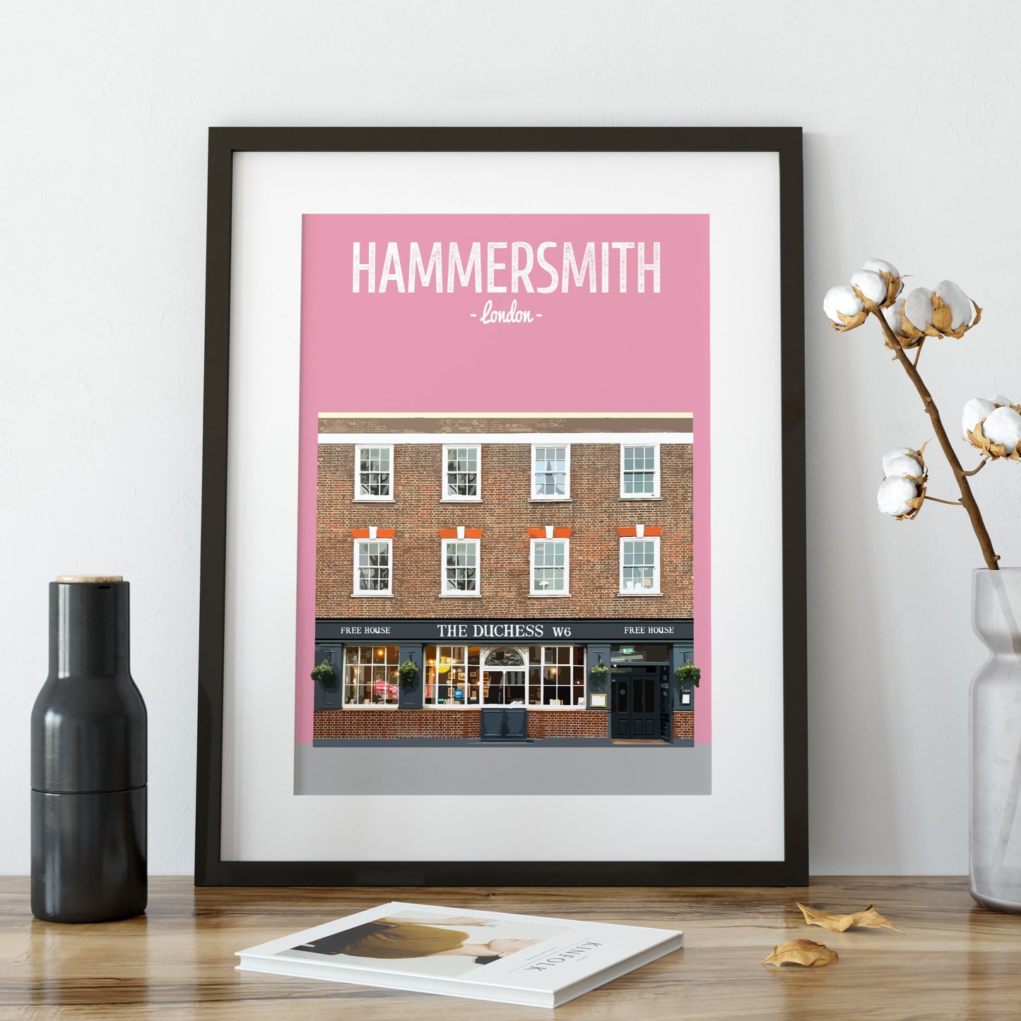 Hammersmith print, The Duchess pub