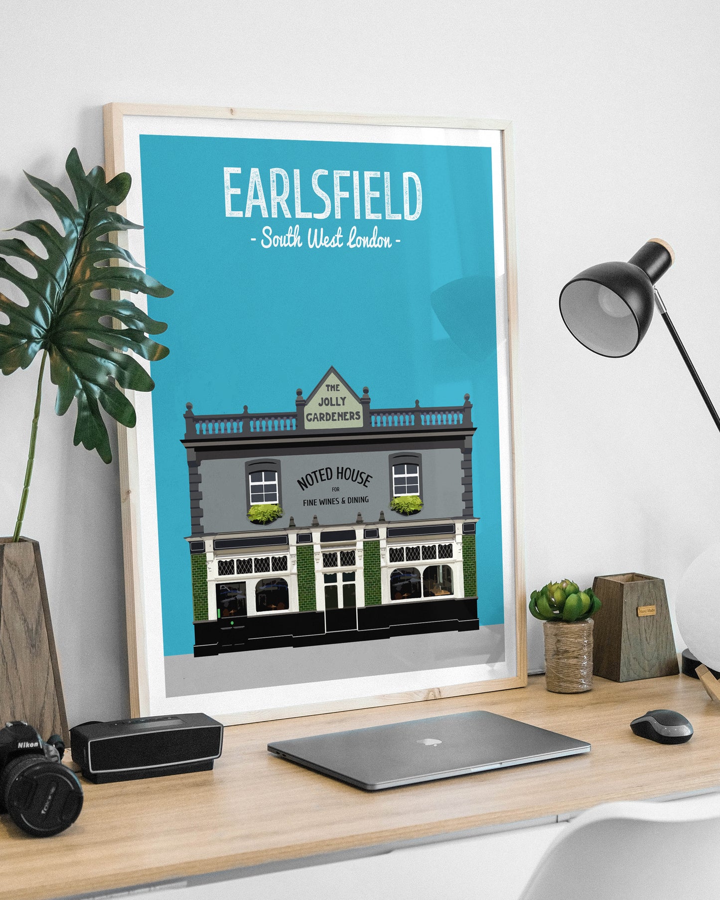 Earlsfield print, The Jolly Gardeners pub