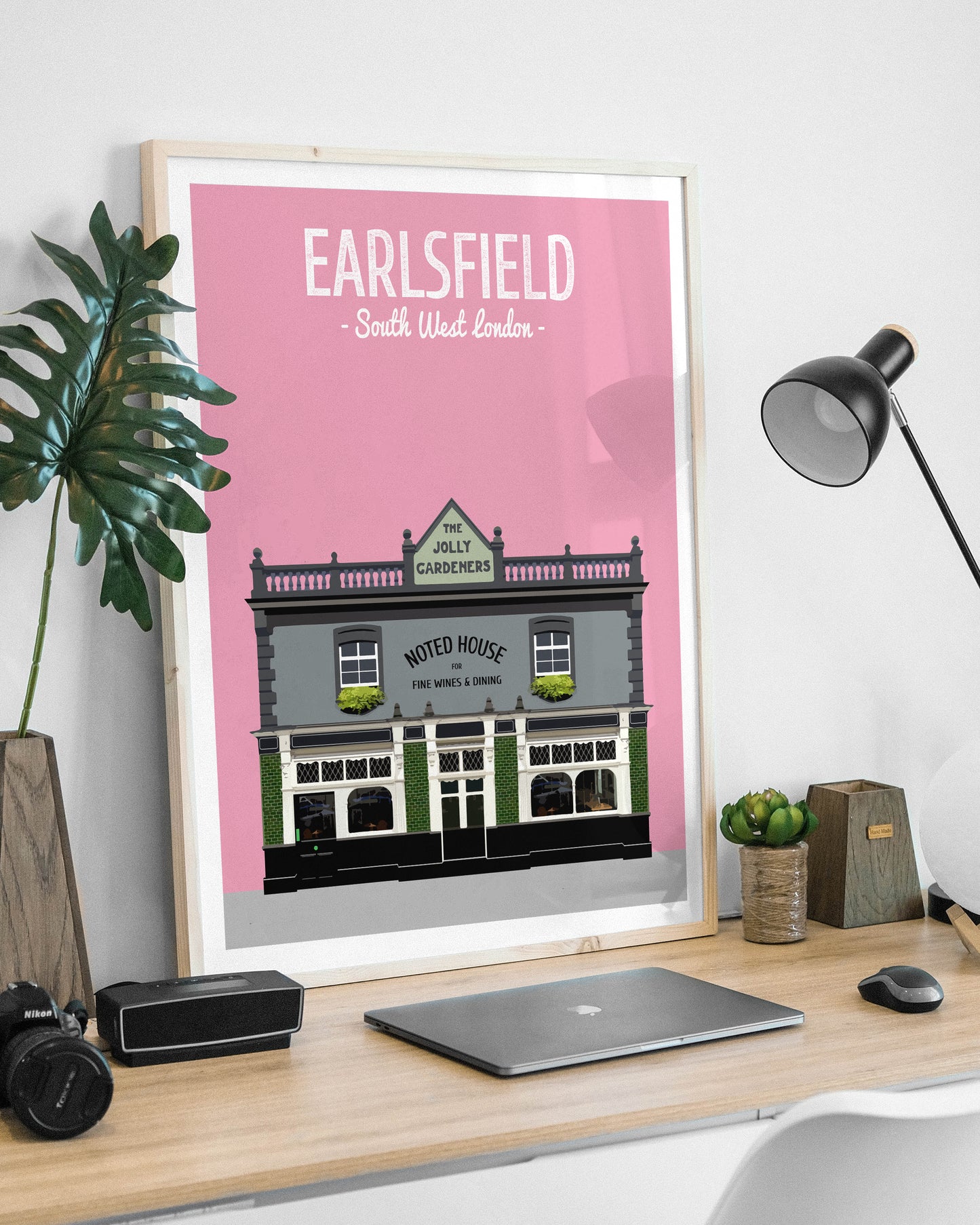 Earlsfield print, The Jolly Gardeners pub