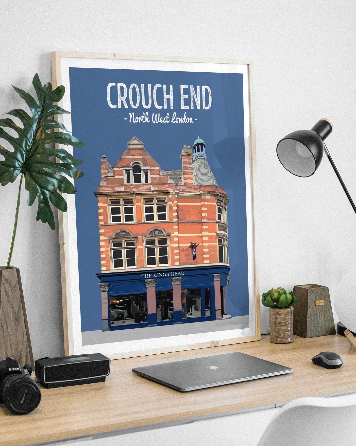 Crouch End print, The Kings Head pub