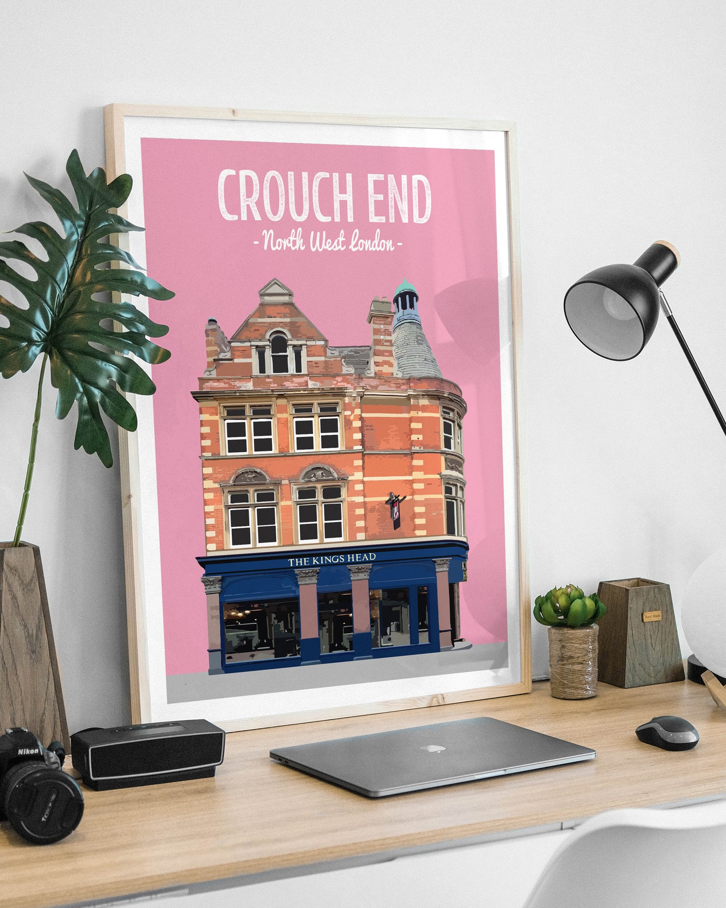 Crouch End print, The Kings Head pub