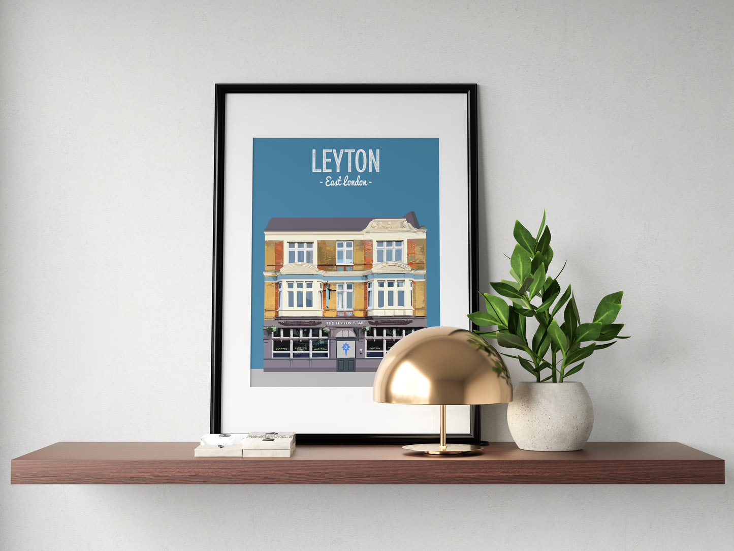 Leyton print, The Leyton Star pub