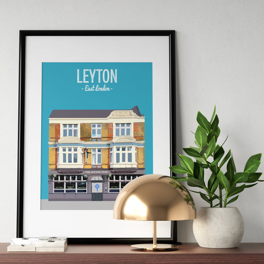 the leyton star pub print