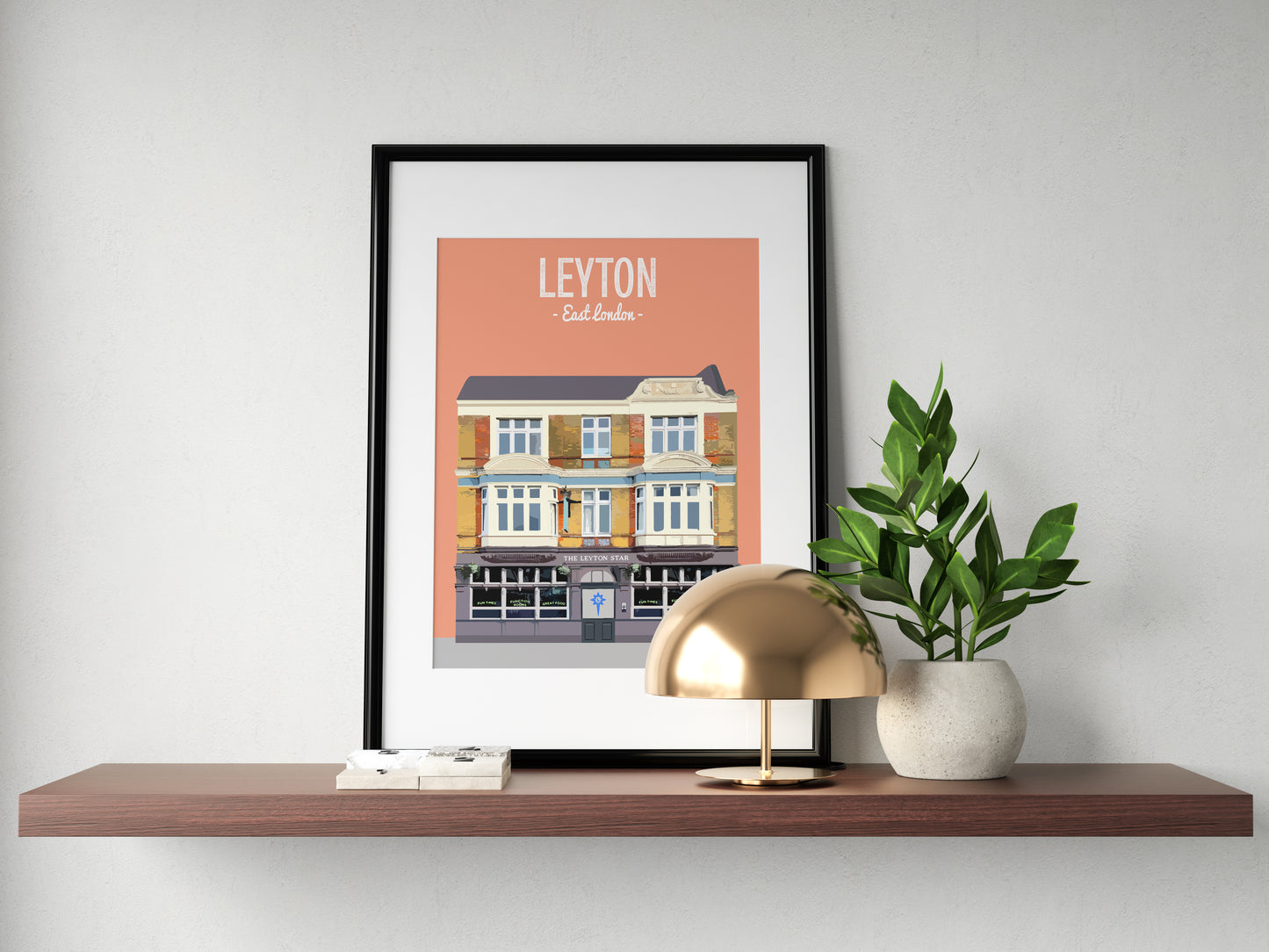 Leyton print, The Leyton Star pub