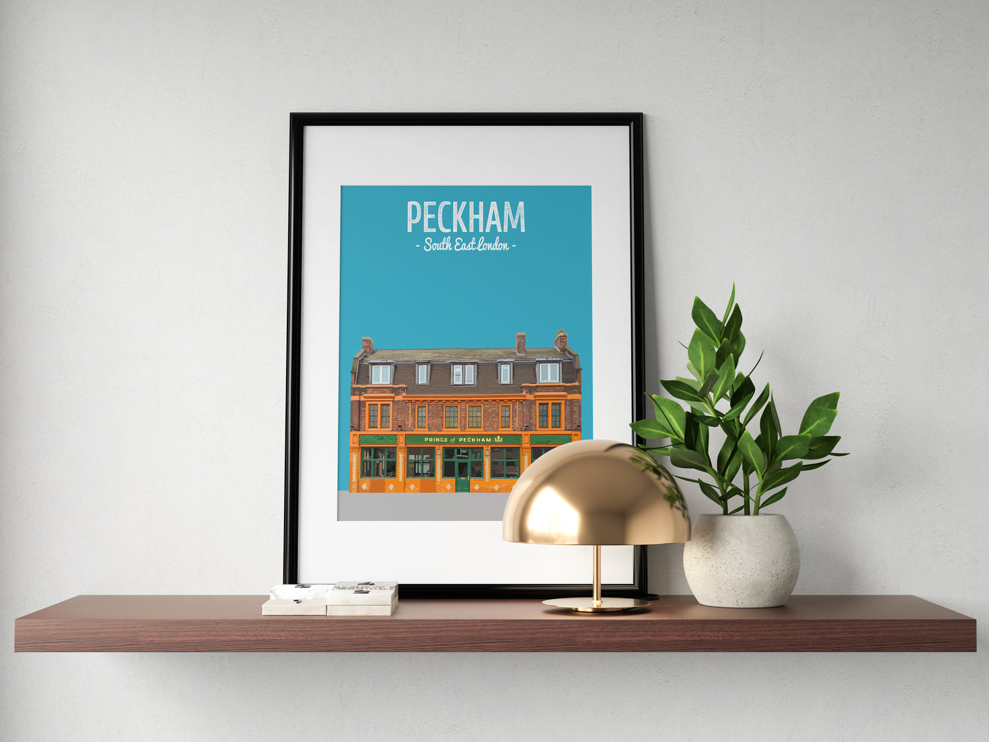 Peckham print, The Prince of Peckham pub