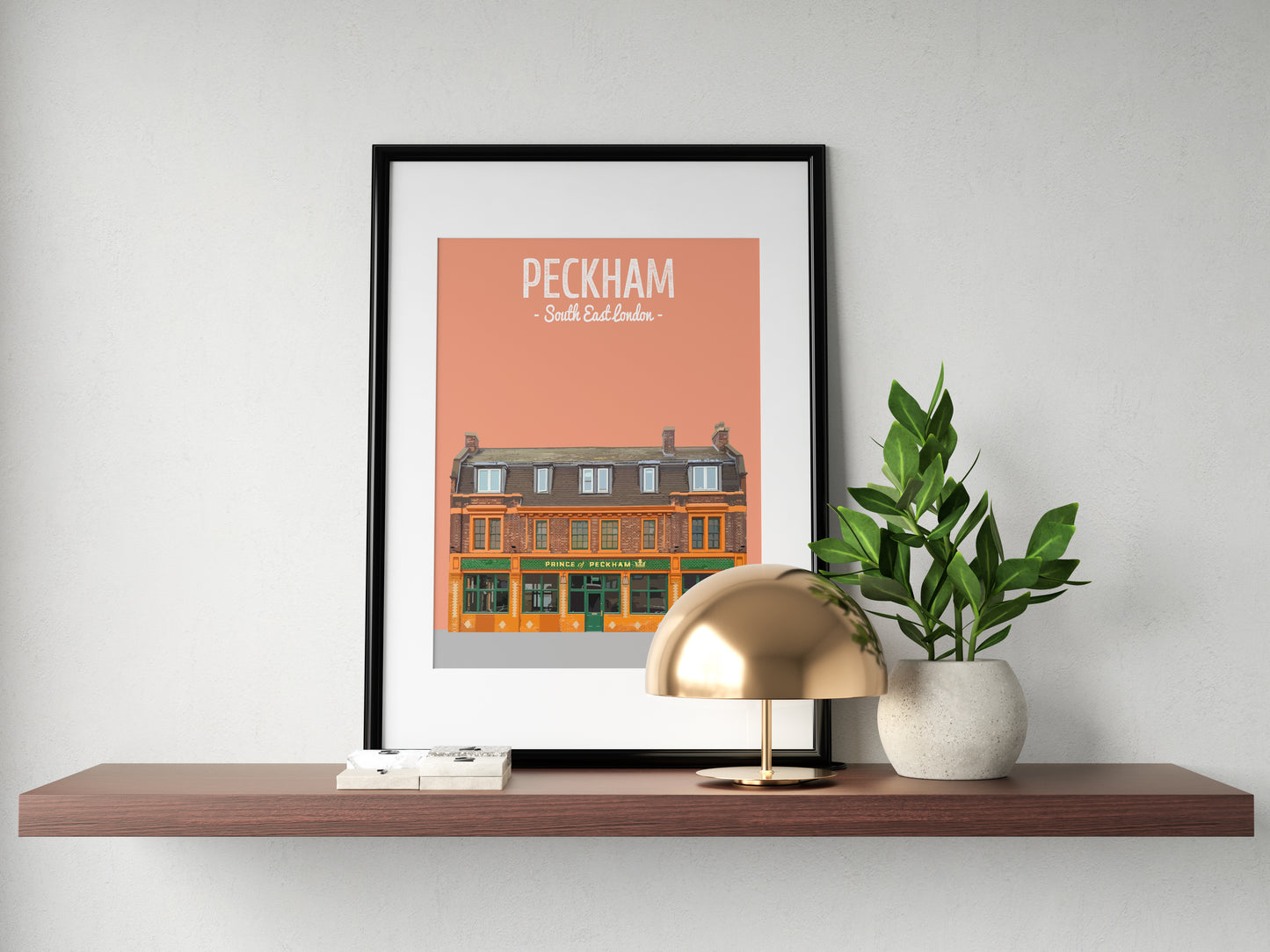 Peckham print, The Prince of Peckham pub