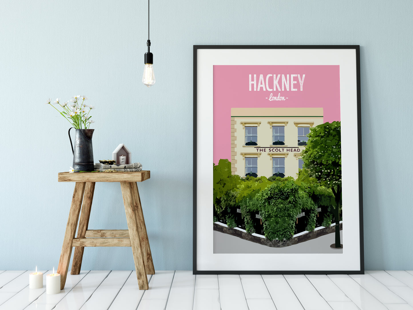 Hackney print, The Scolt Head pub