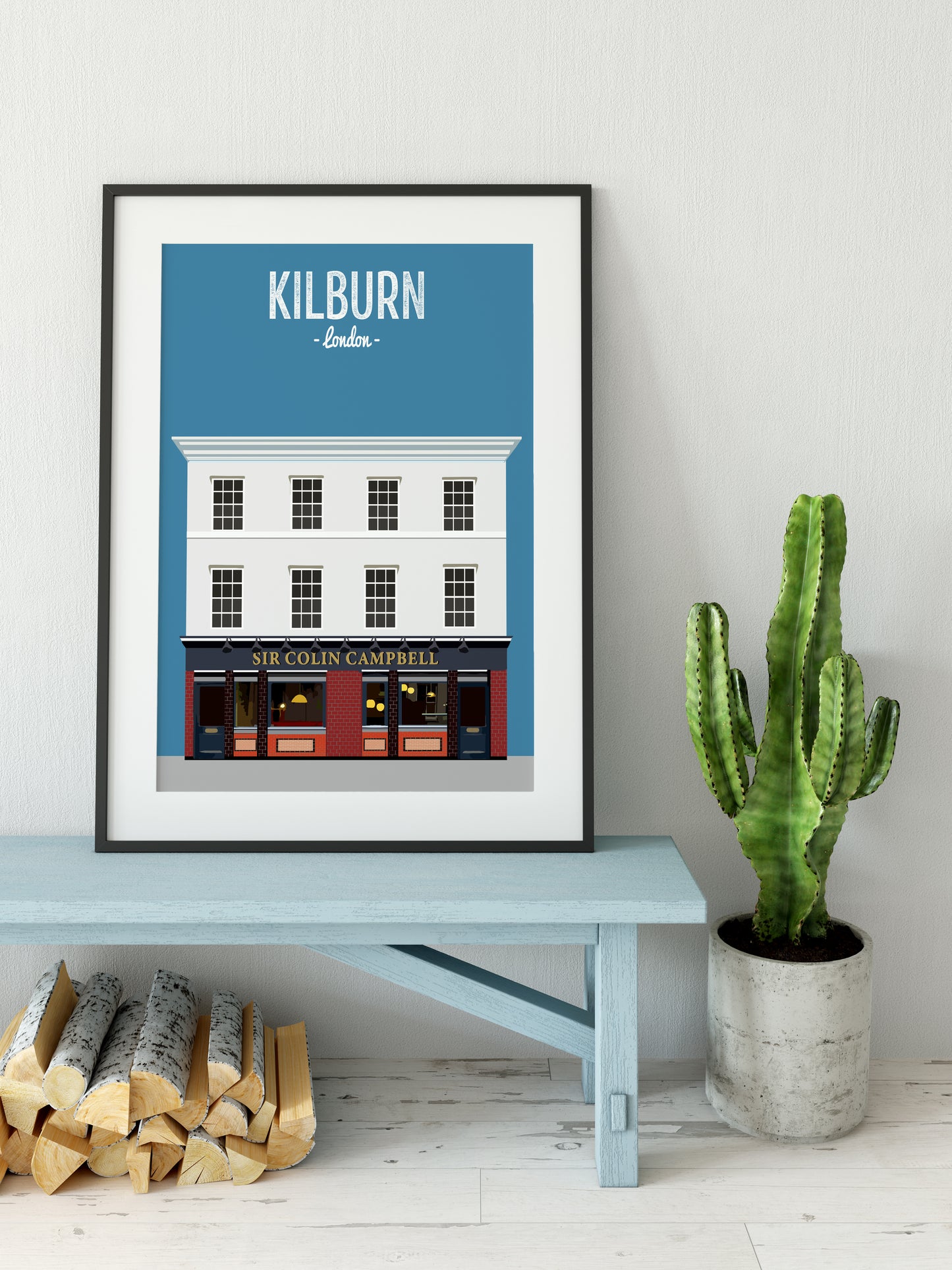 Kilburn print, The Sir Colin Campbell pub