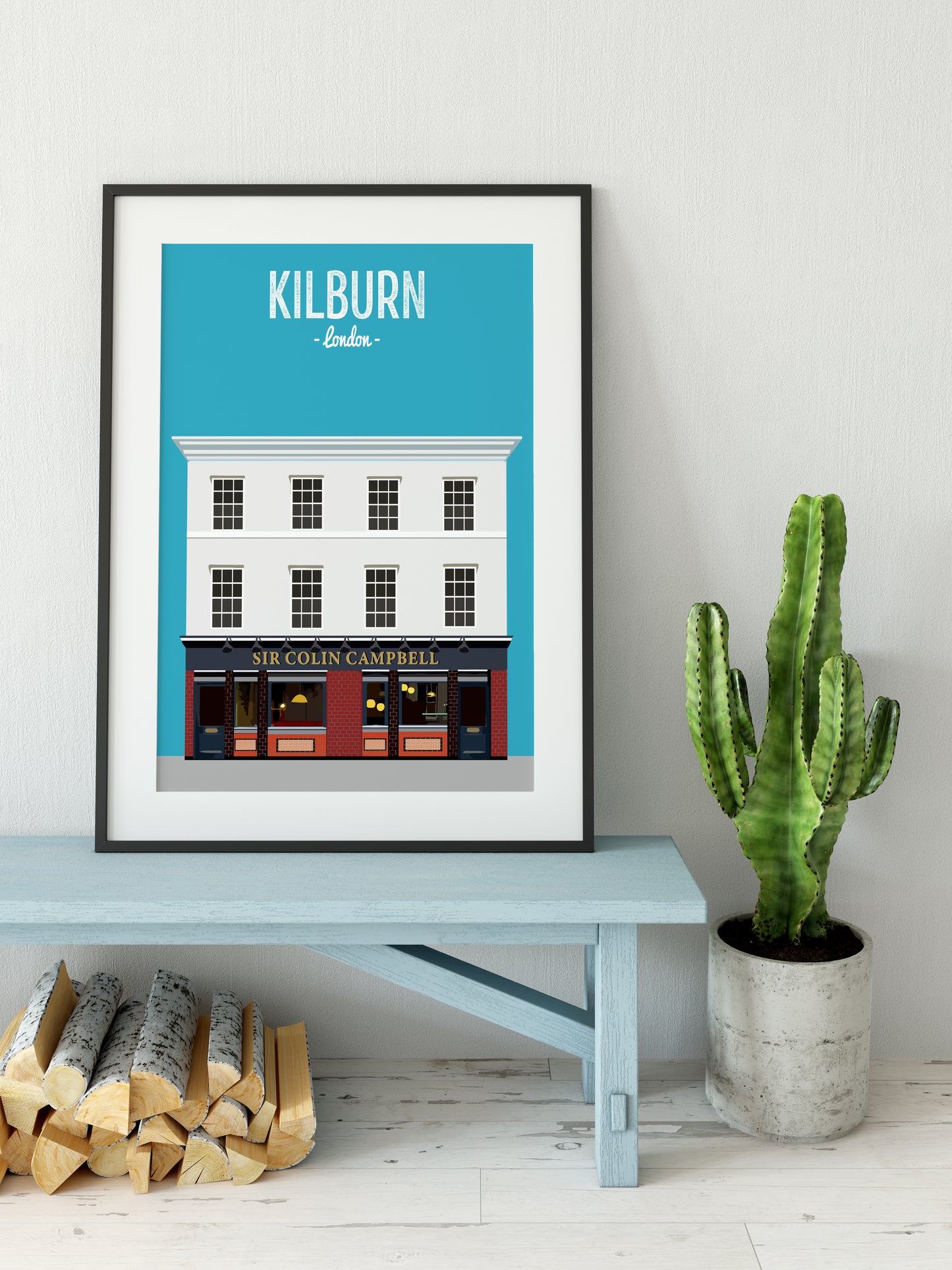 Kilburn print, The Sir Colin Campbell pub