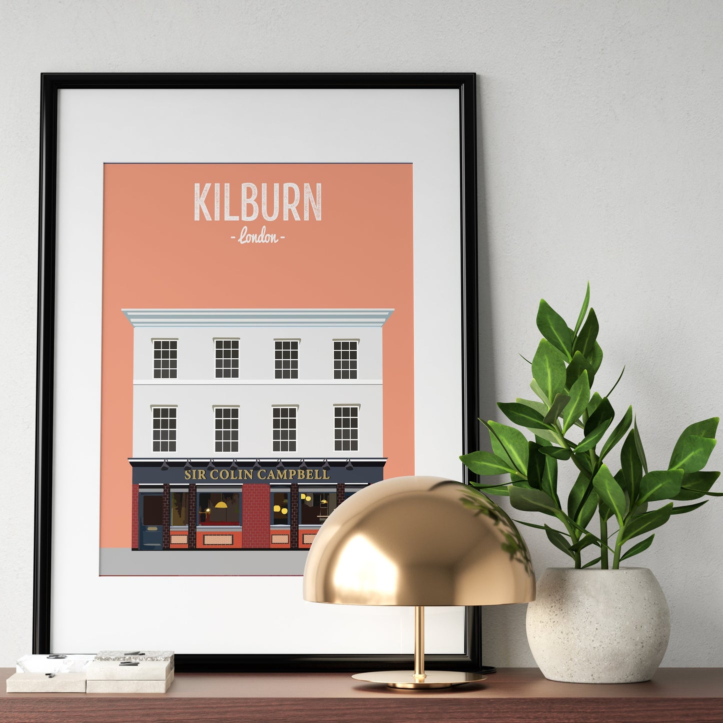 Kilburn print, The Sir Colin Campbell pub