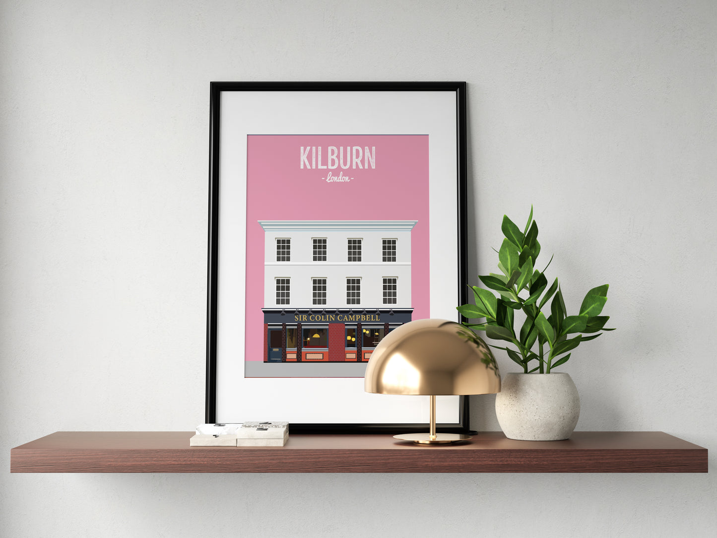 Kilburn print, The Sir Colin Campbell pub