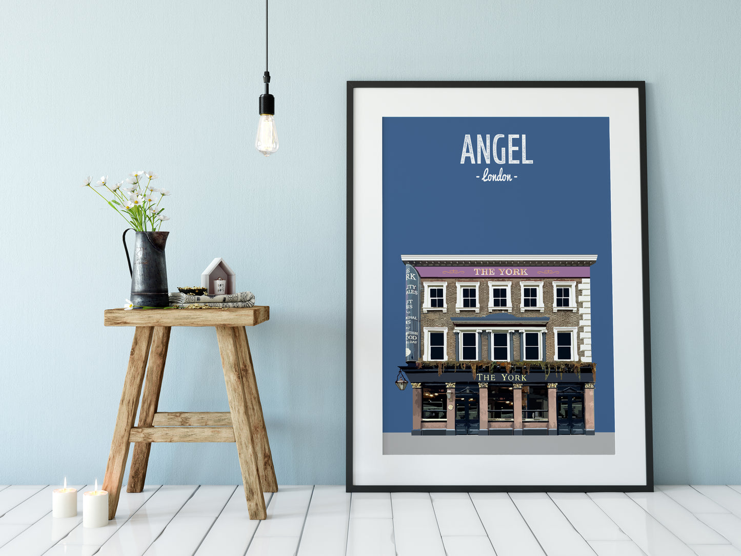 Angel print, The York pub