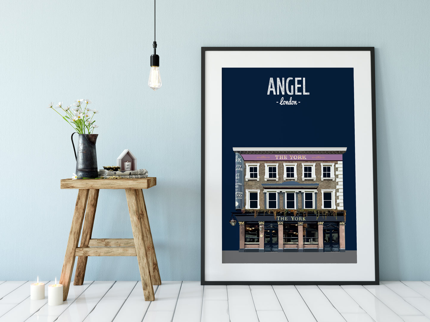 Angel print, The York pub