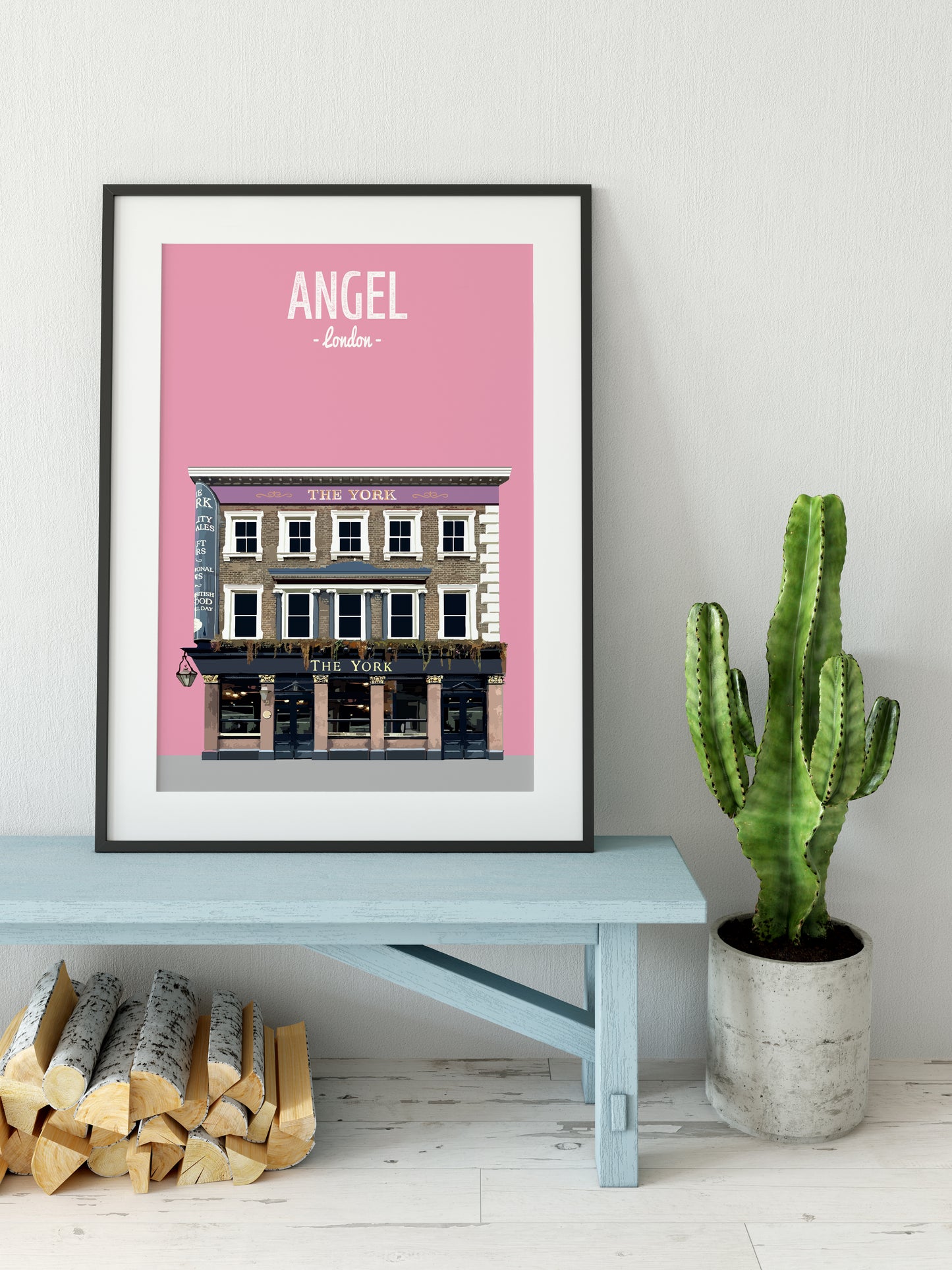 Angel print, The York pub