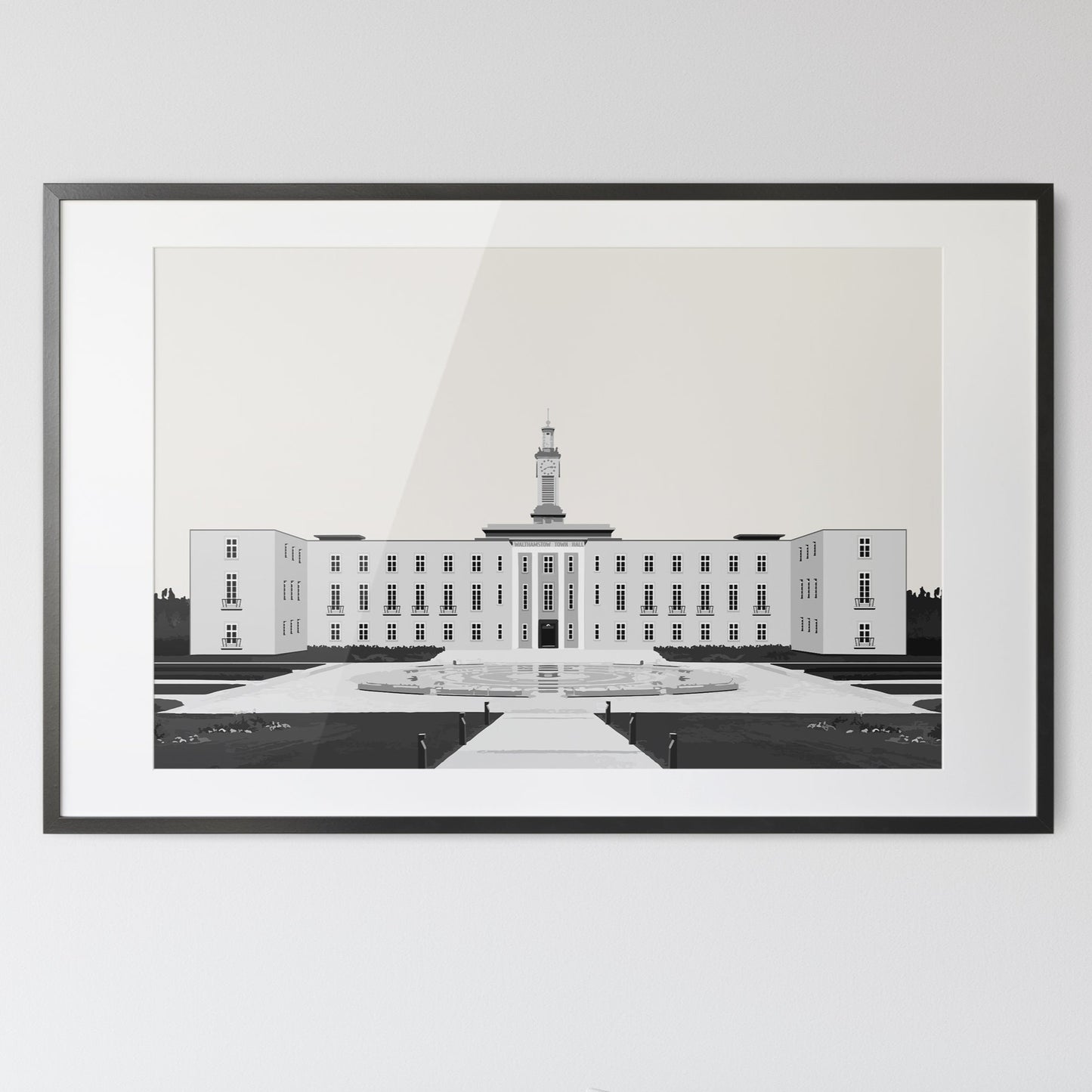 walthamstow town hall print