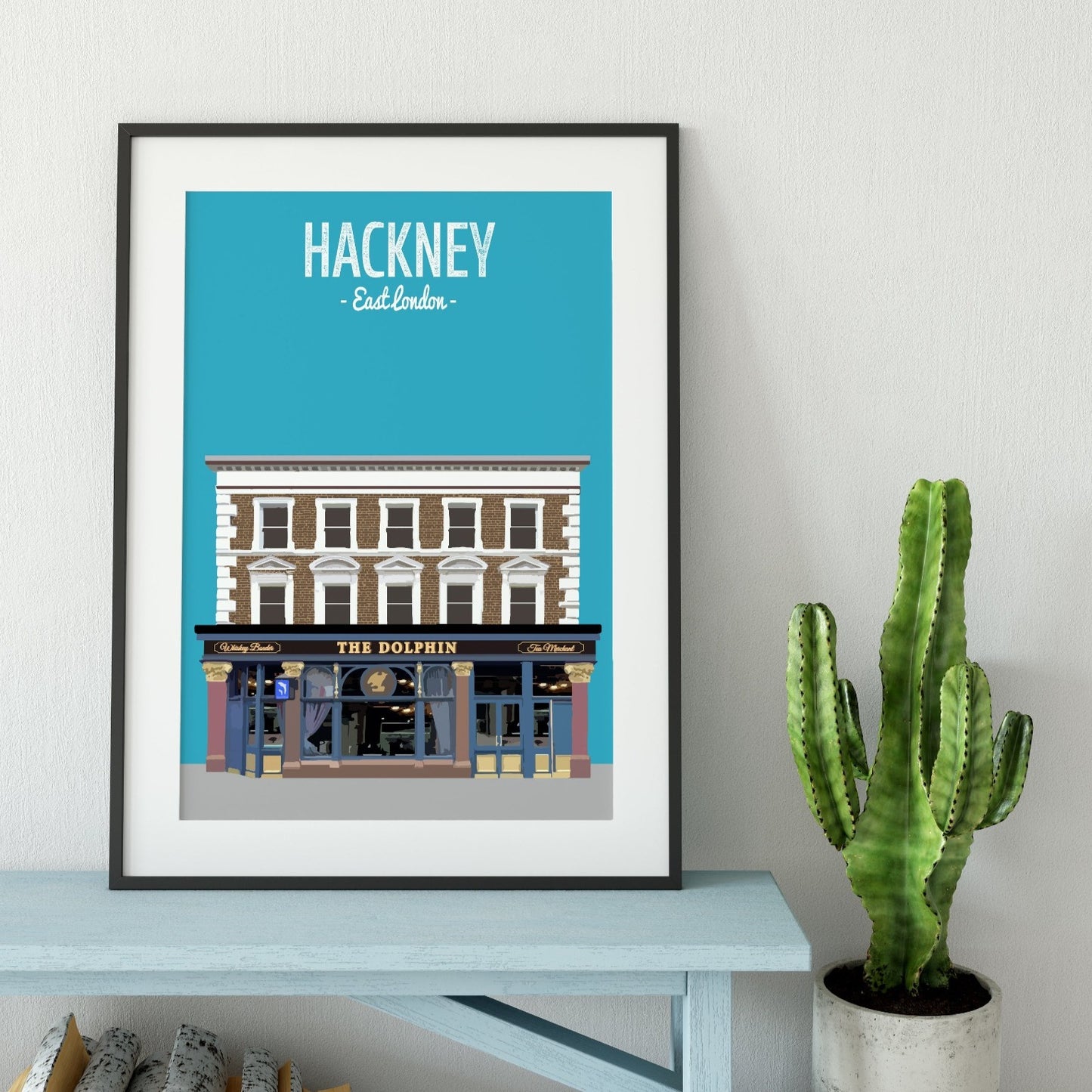 Hackney print, The Dolphin pub