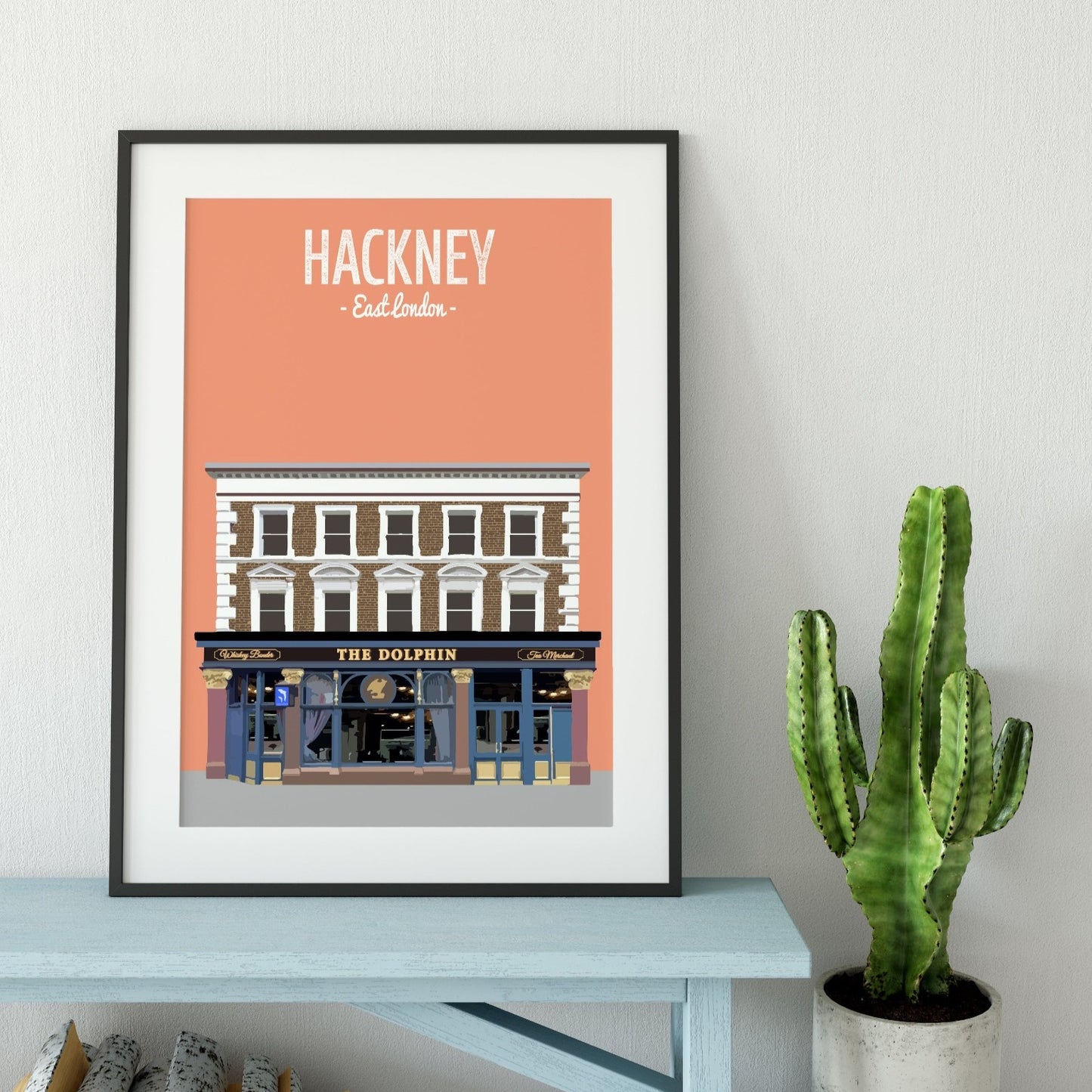 Hackney print, The Dolphin pub