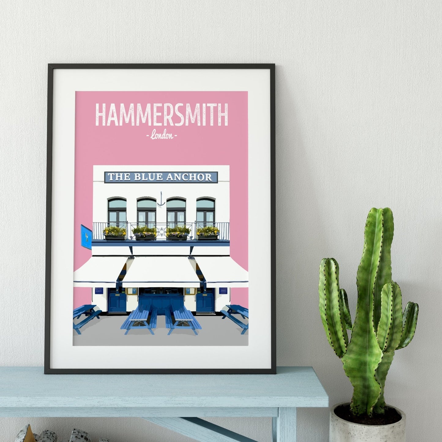 Hammersmith print, The Blue Anchor pub