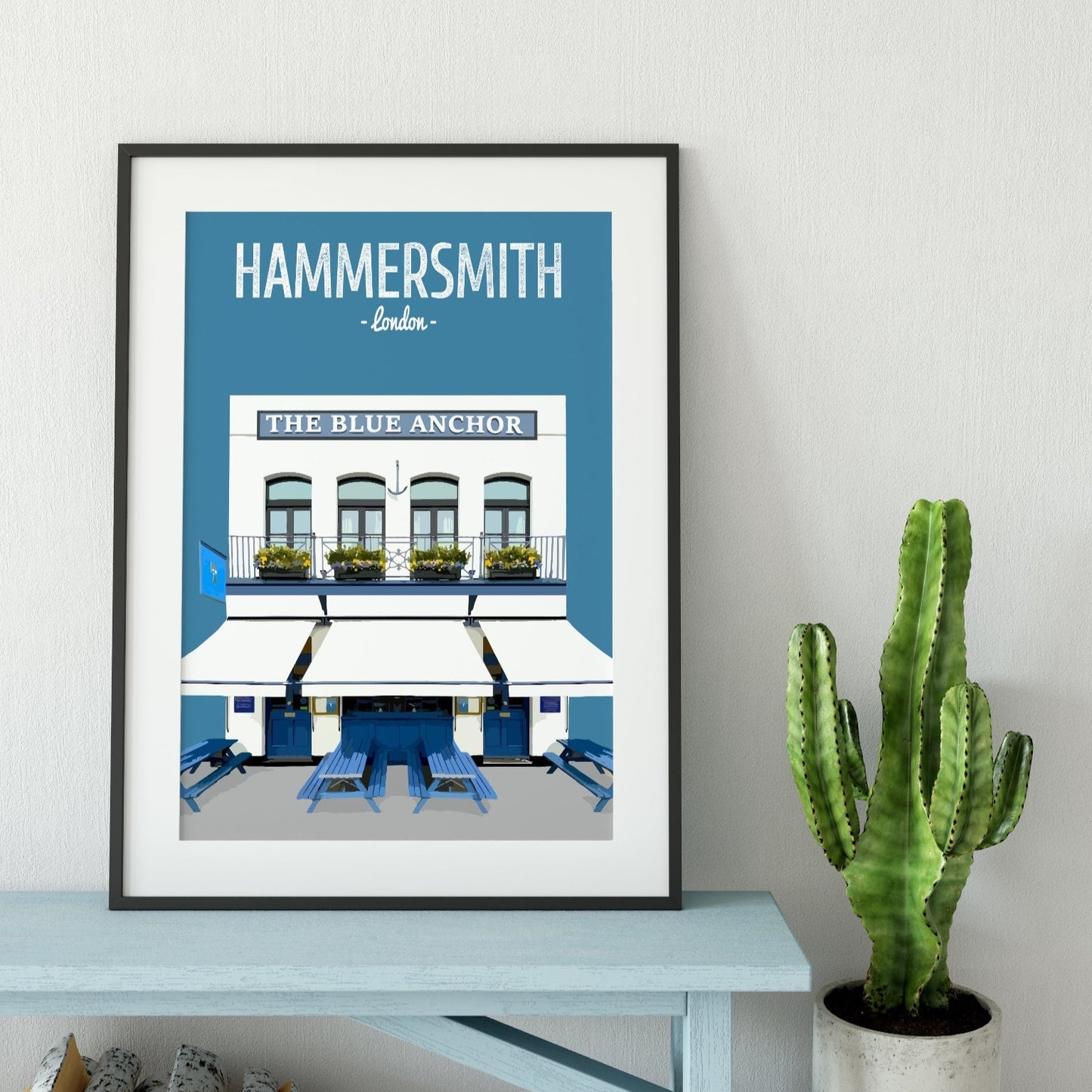 Hammersmith print, The Blue Anchor pub