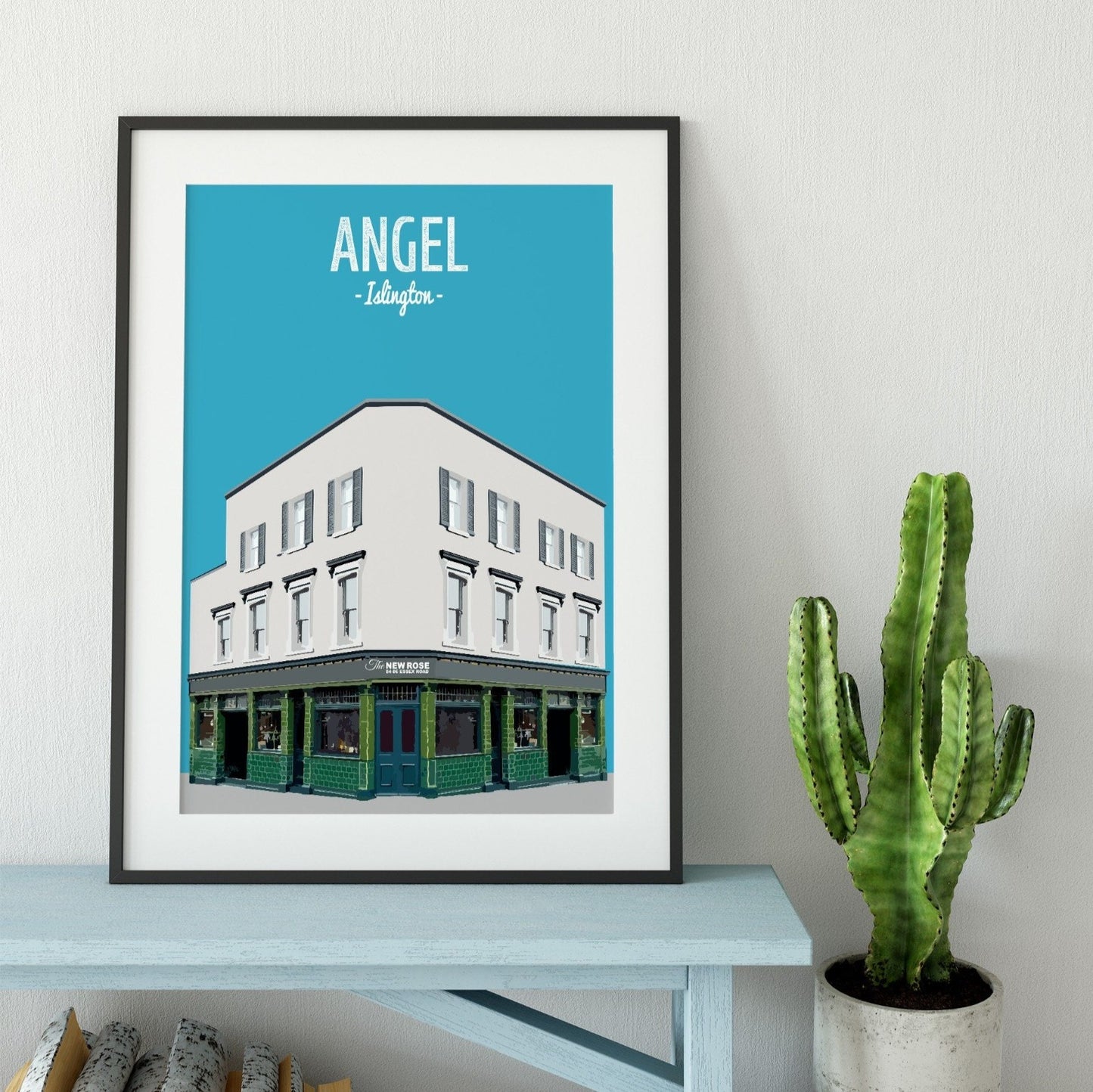 Angel print, The New Rose pub