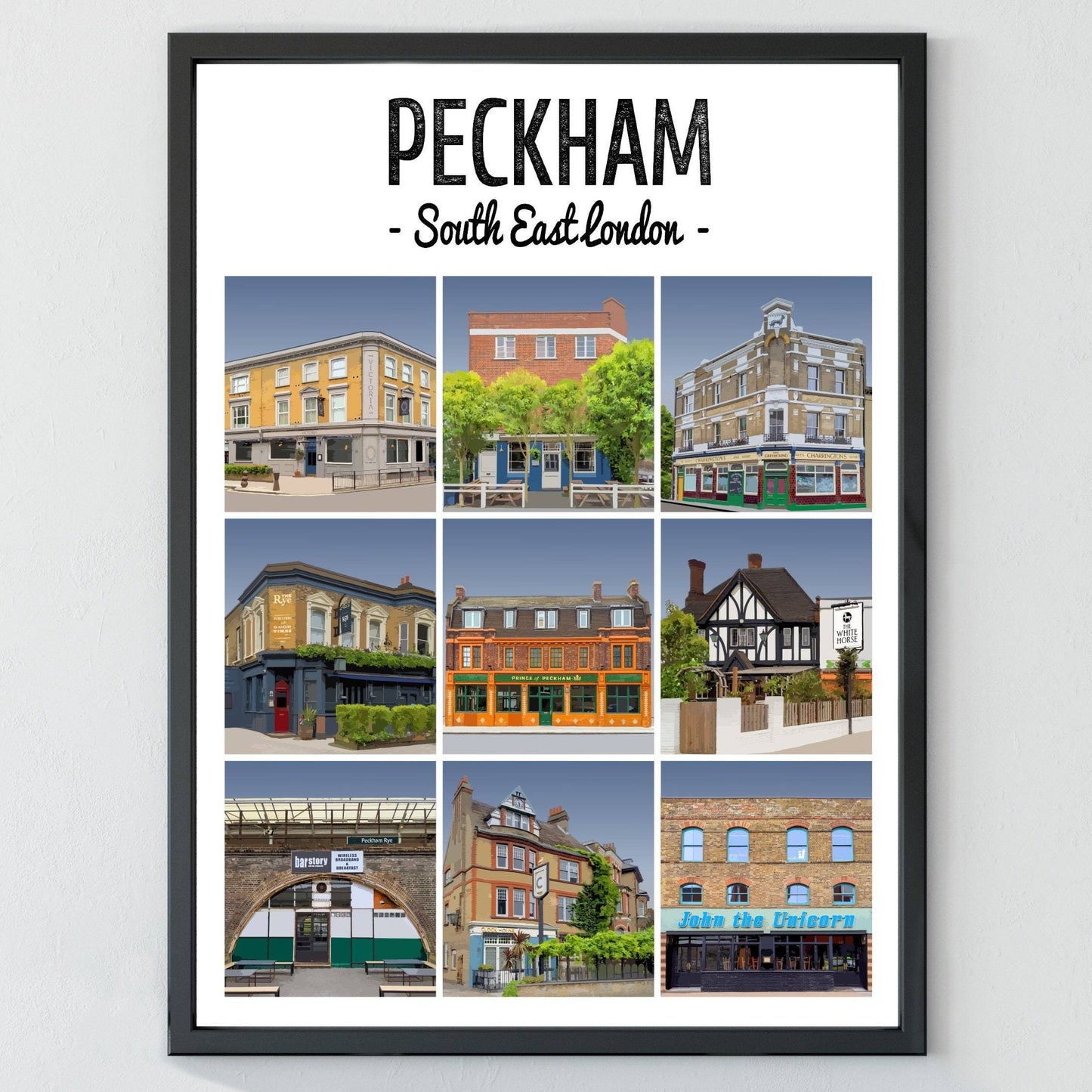 peckham pubs print